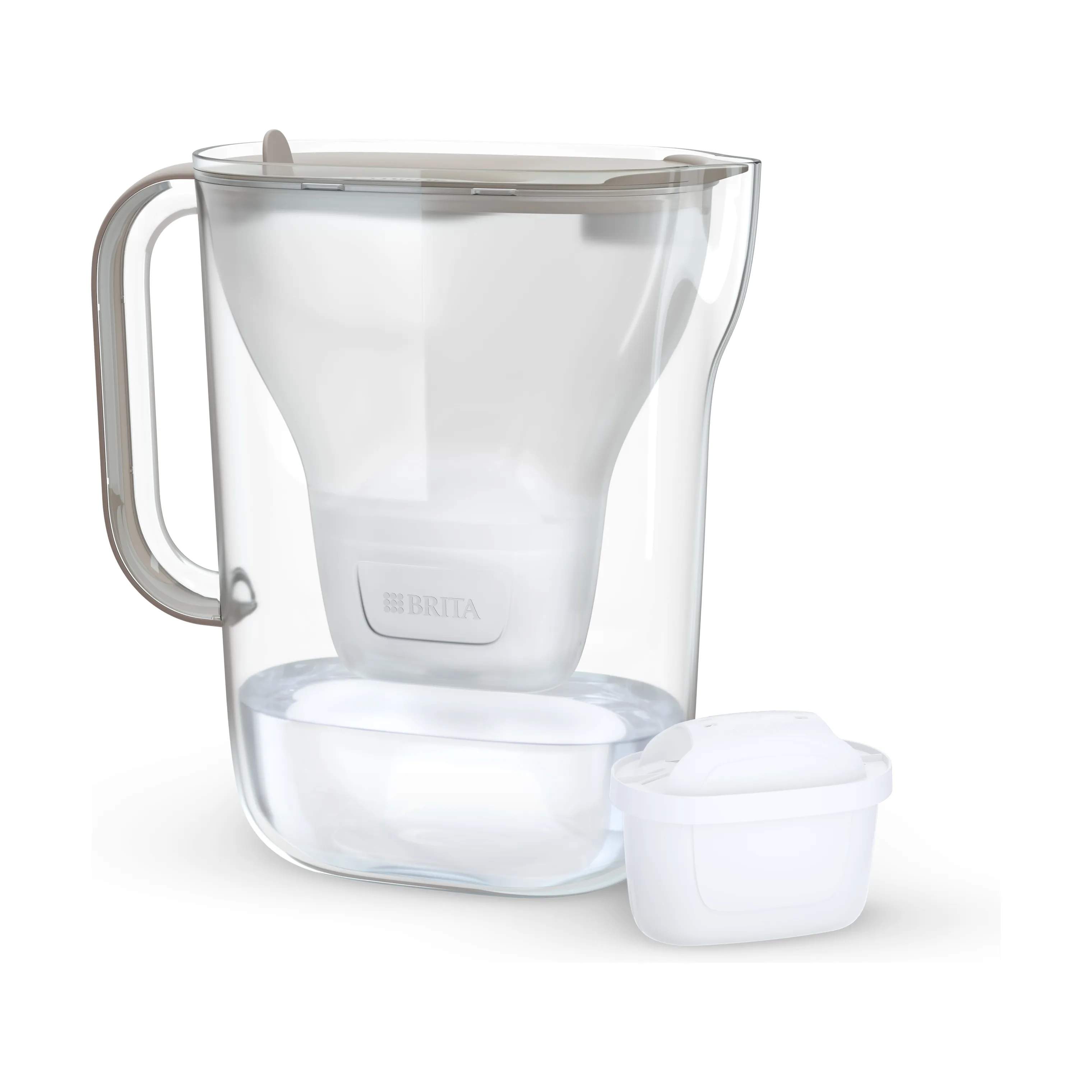 Brita Serveringskander Essential Vandfilterkande i Beige, 1