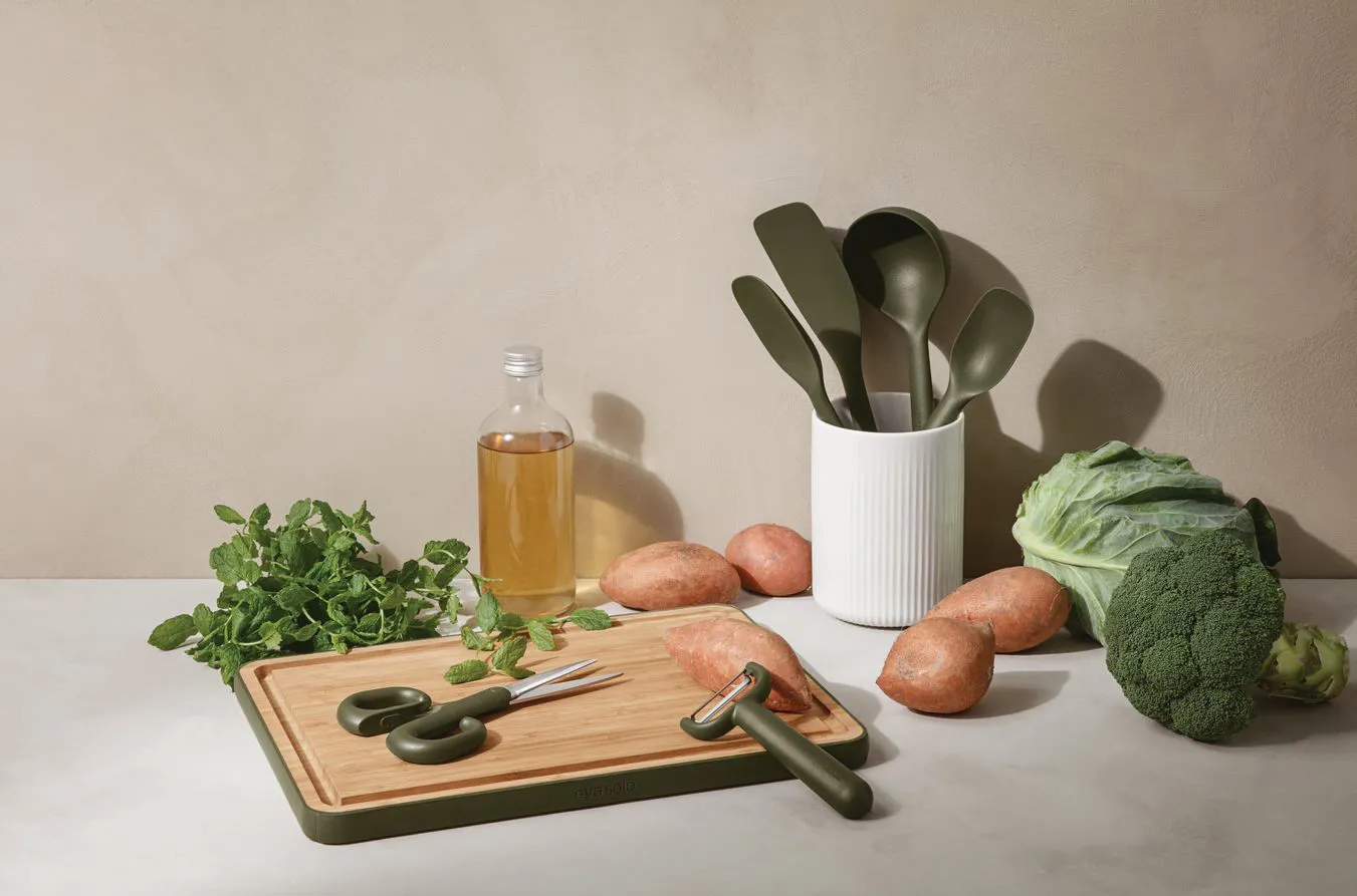 Eva Solo Grydeskeer Green Tools Green Tool Grydeske Stor i Grøn, 28,6 cm, 2