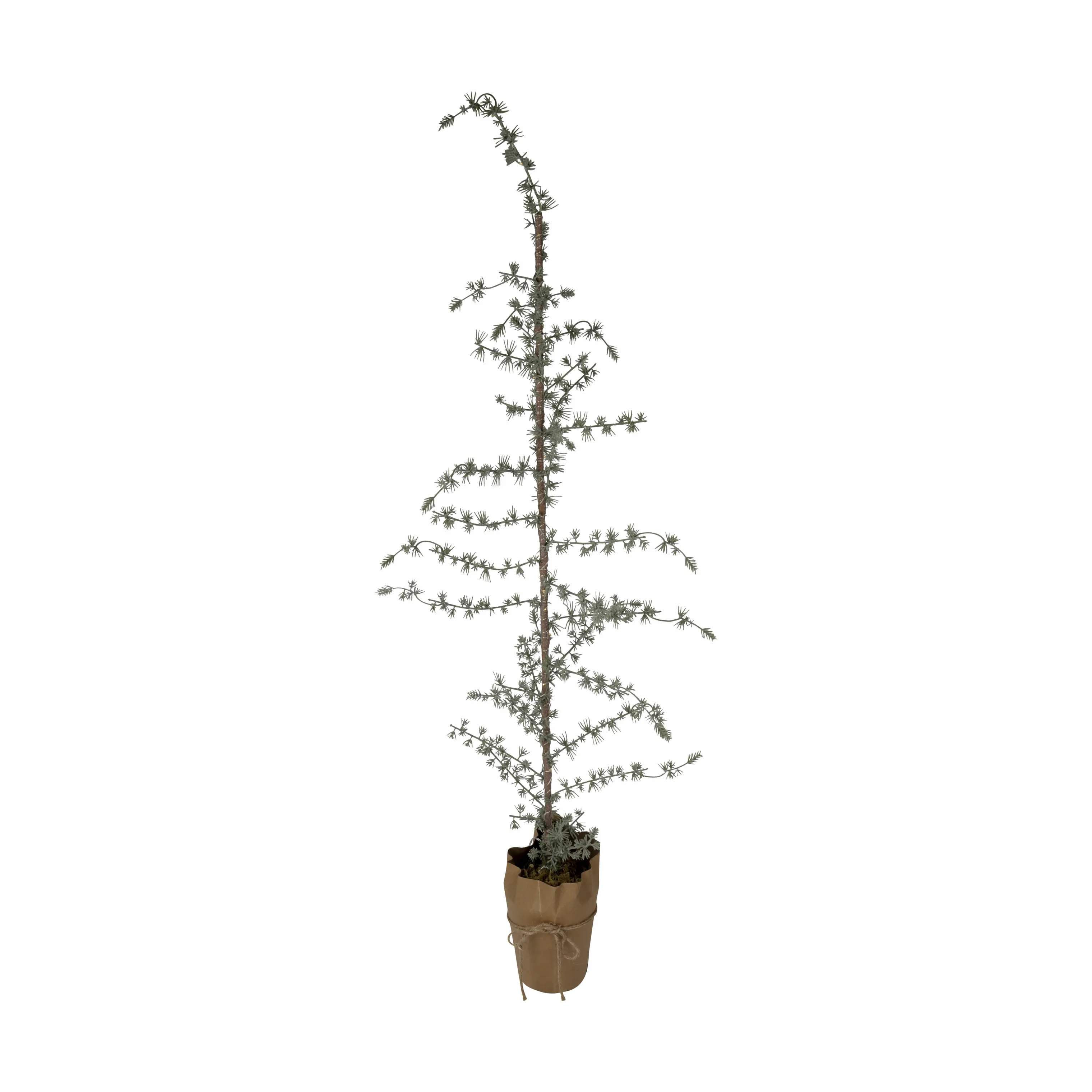 Casa Christmas Juletræer Kunstigt Cedertræ m. LED-lys i Grøn, 120 cm, 1