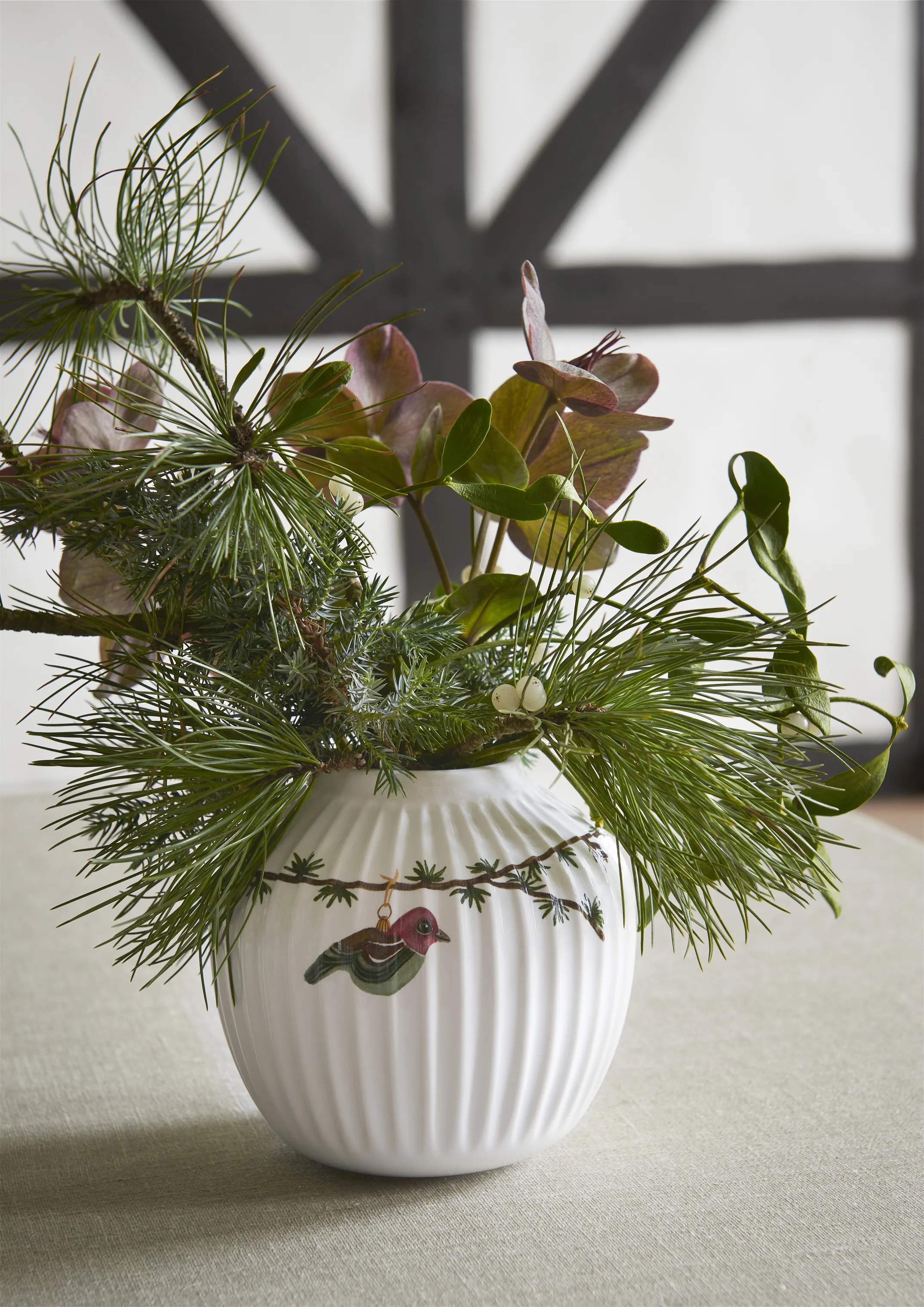 Kähler Vaser Hammershøi Jul Vase i Hvid, 13 cm, 2