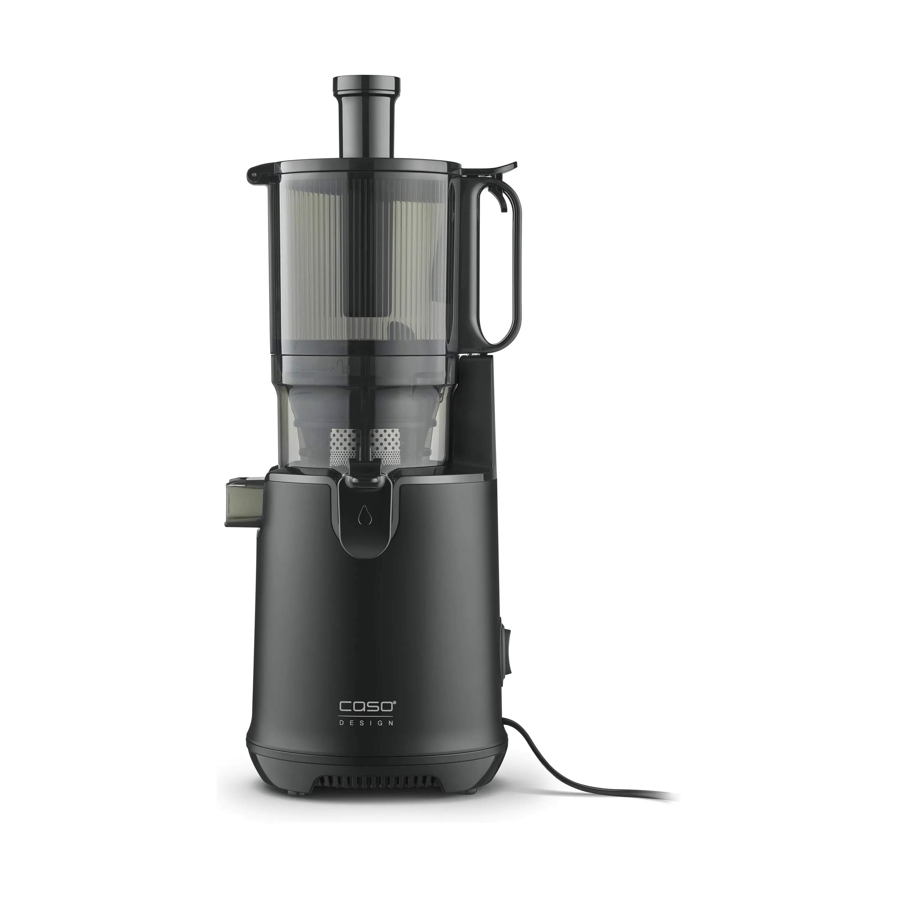 Caso Slowjuicere Slowjuicer inkl.  2 juicebeholdere SJW600 XL i sort, 3