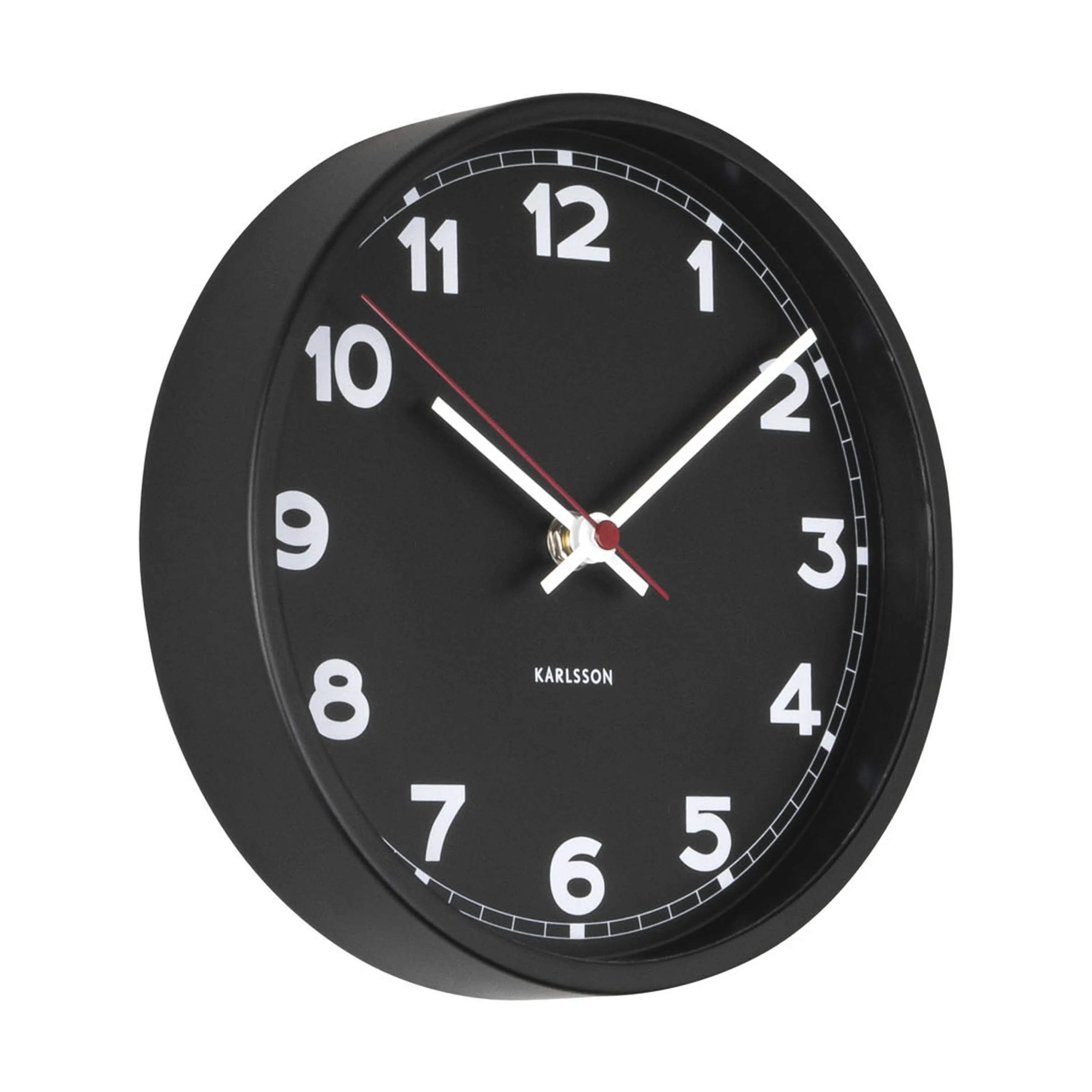 Karlsson Vægure New Classic Vægur i Sort/hvid, 20 cm, 4