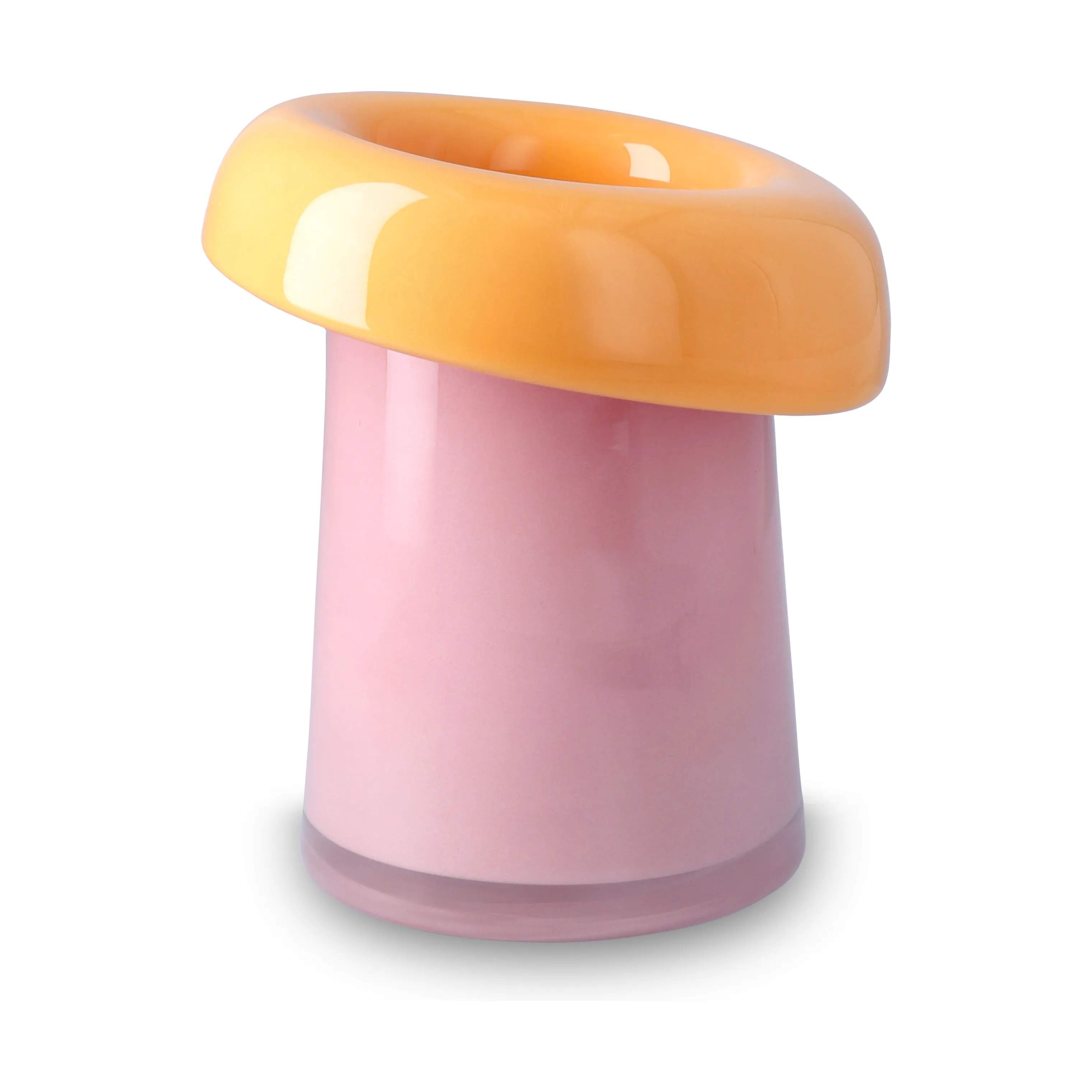 Holmegaard Vaser Soma Vase i Pink/Orange, 16,5 cm, 4