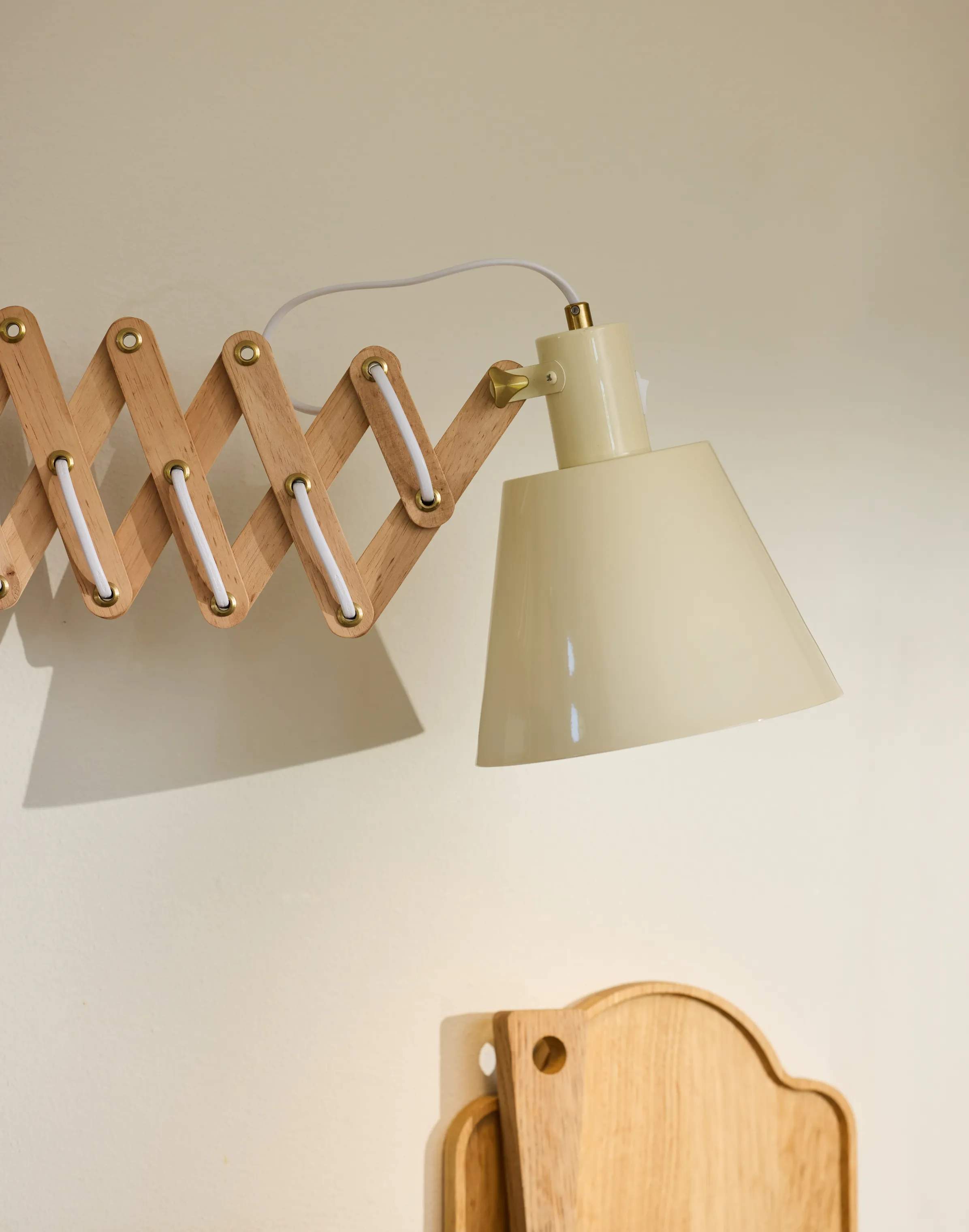 Halo Design Væglamper Vintage Væglampe i Creme , 18 cm, 3