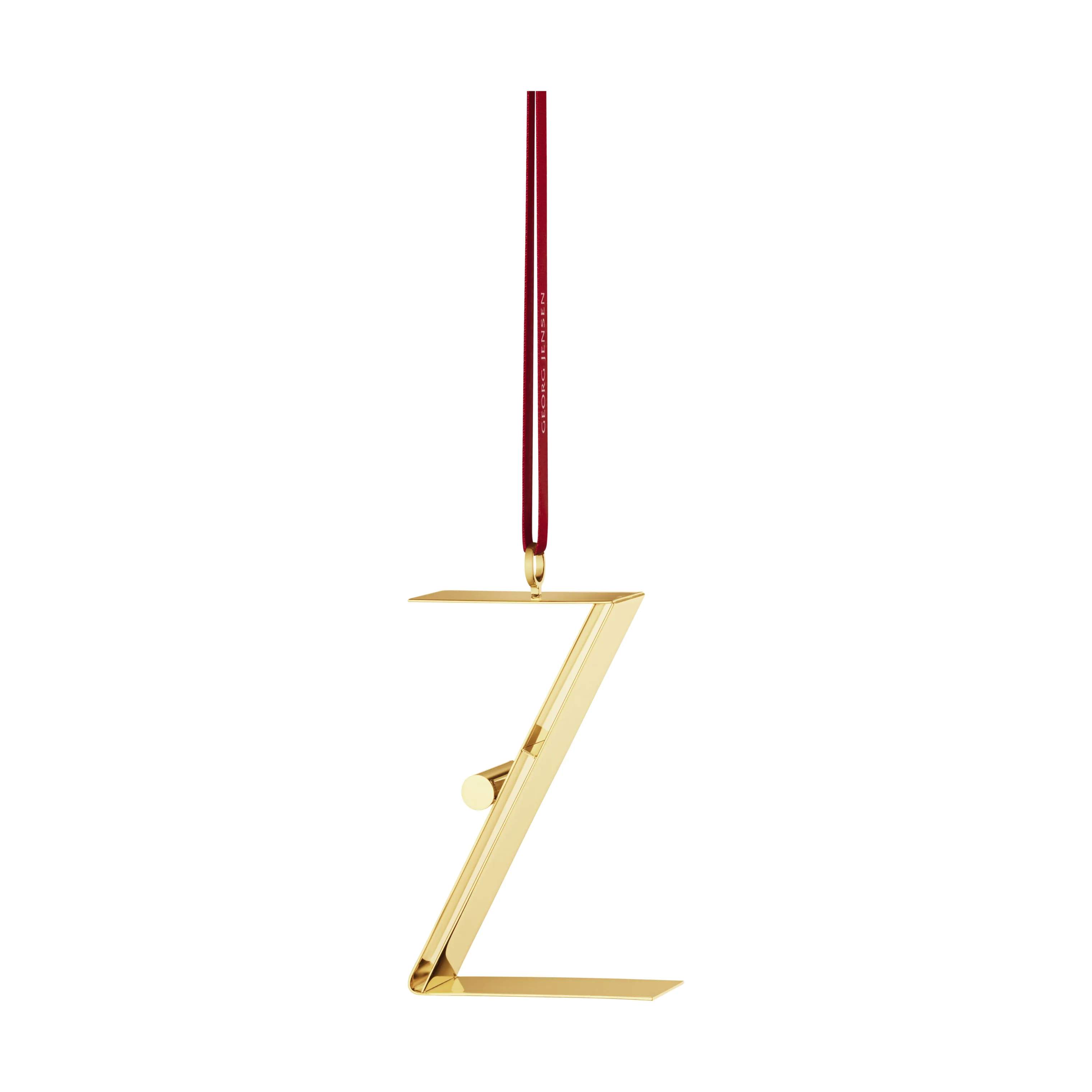 Georg Jensen Juleophæng Seasonal Christmas Collection Bogstavornament - Z i Z, 1