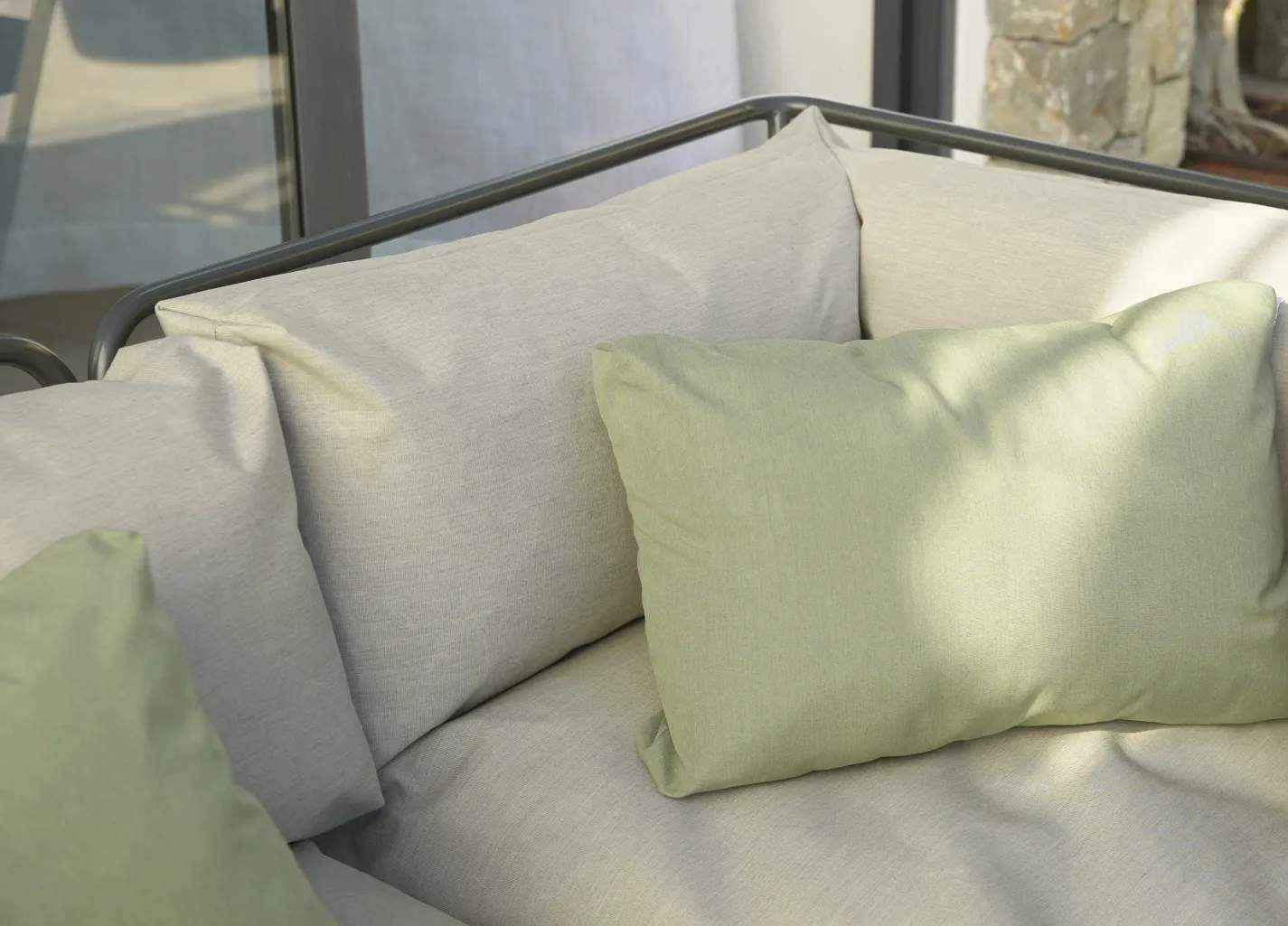 TRIMM Copenhagen Loungestole Brick Hjørnemodul i Beige, 2