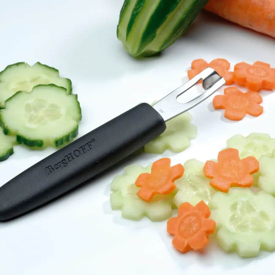 BergHOFF Øvrigt køkkengrej Essentials Garneringsredskaber - 7 stk. i Sort/metal, 2