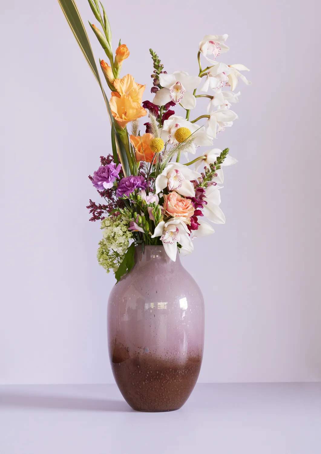 Hübsch Vaser Posy Vase i Rødbrun/Rosa, 2