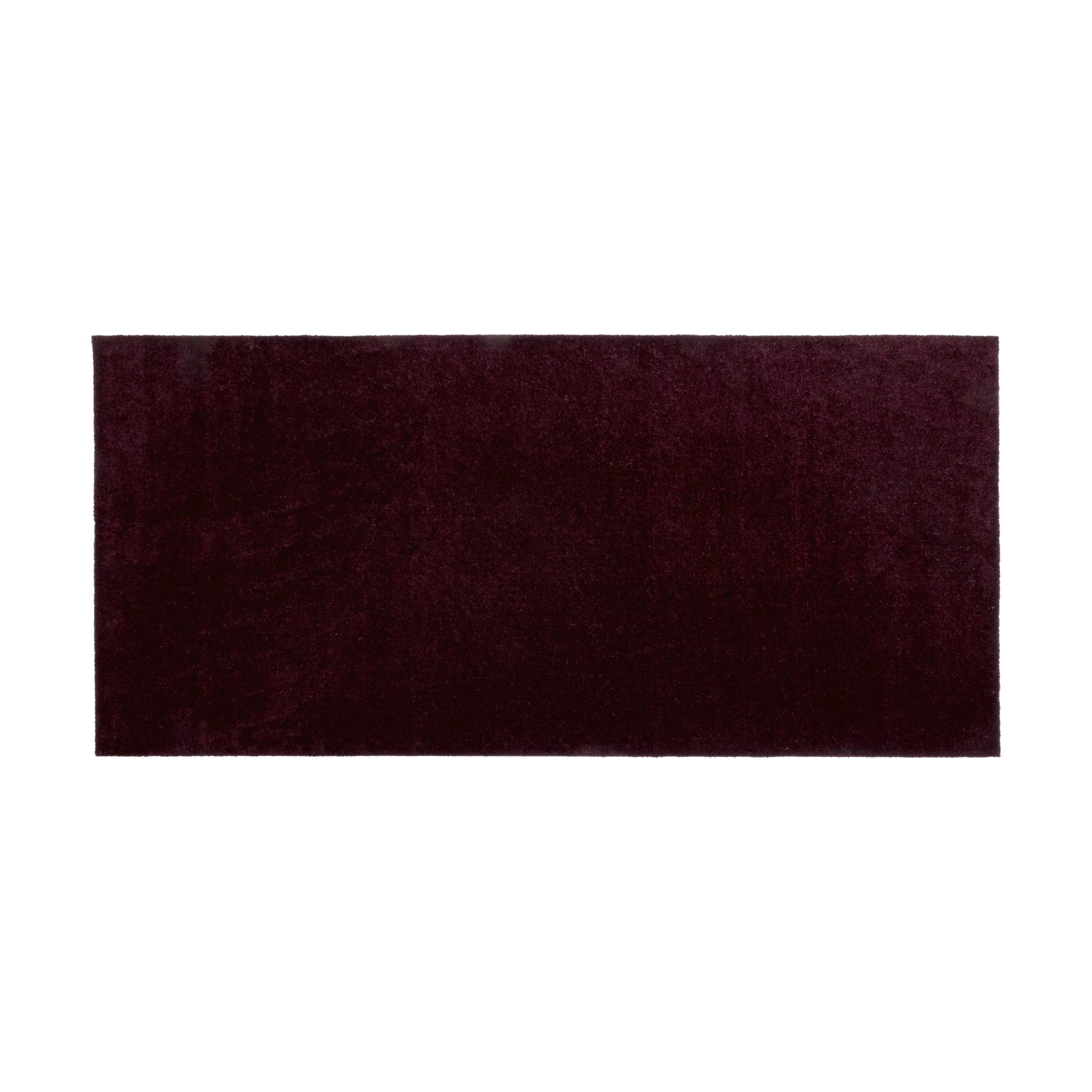 Unicolor Gulvmåtte, bordeaux, large
