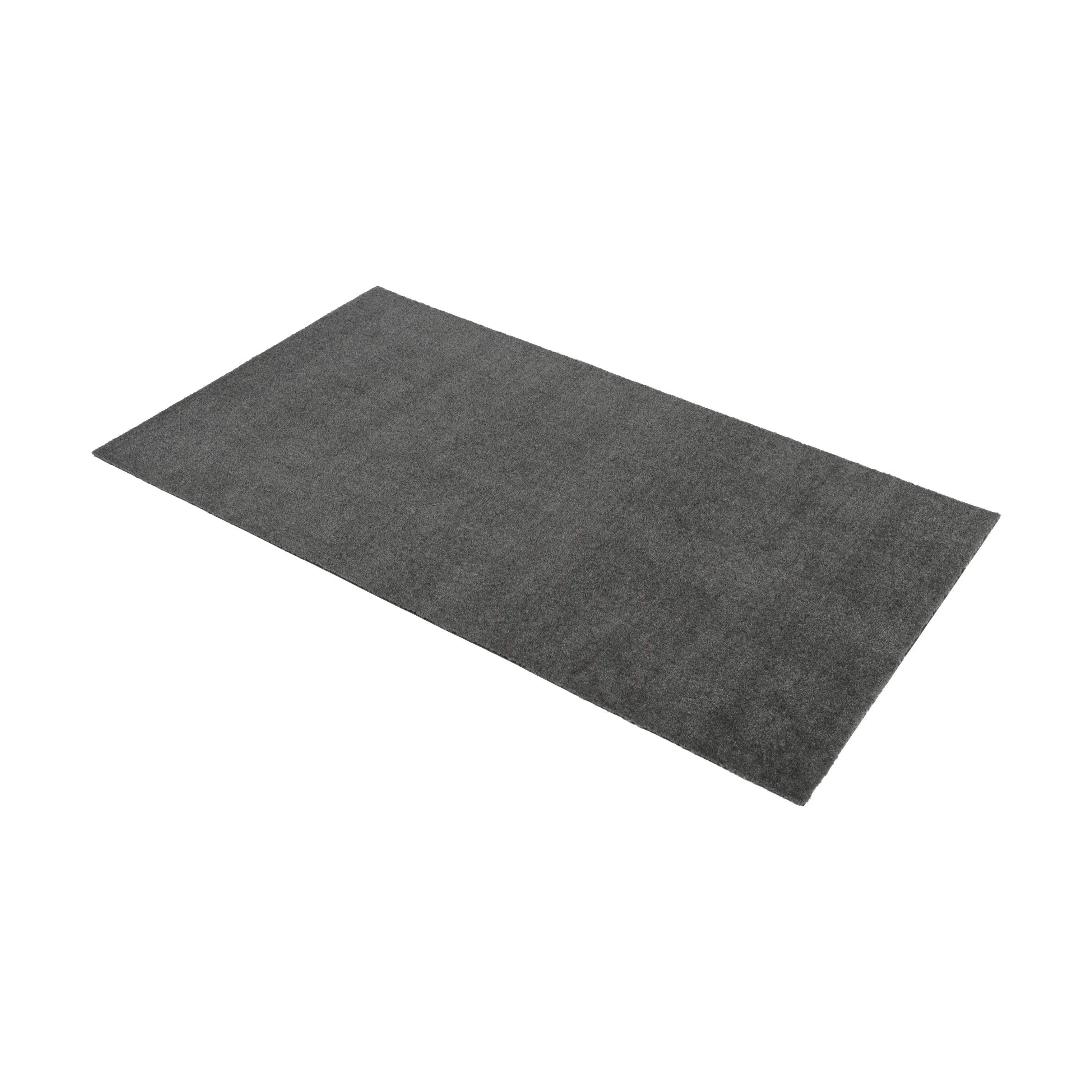 Tica Copenhagen Gulvtæpper Uni Color Gulvtæppe i Steel Grey, B67 x L120 cm, 4
