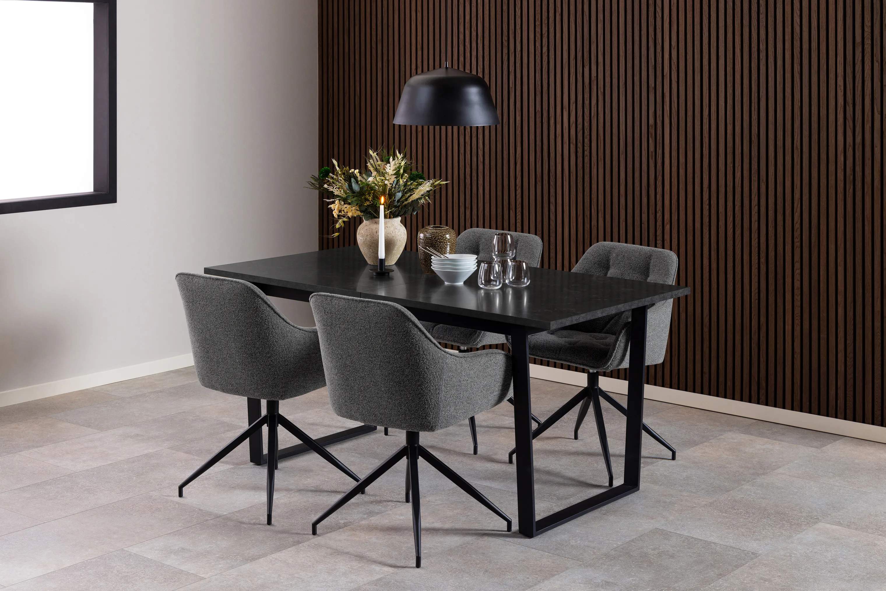 CASA Living Spisebordsstole Brooke Spisebordsstol i Antracit, 2