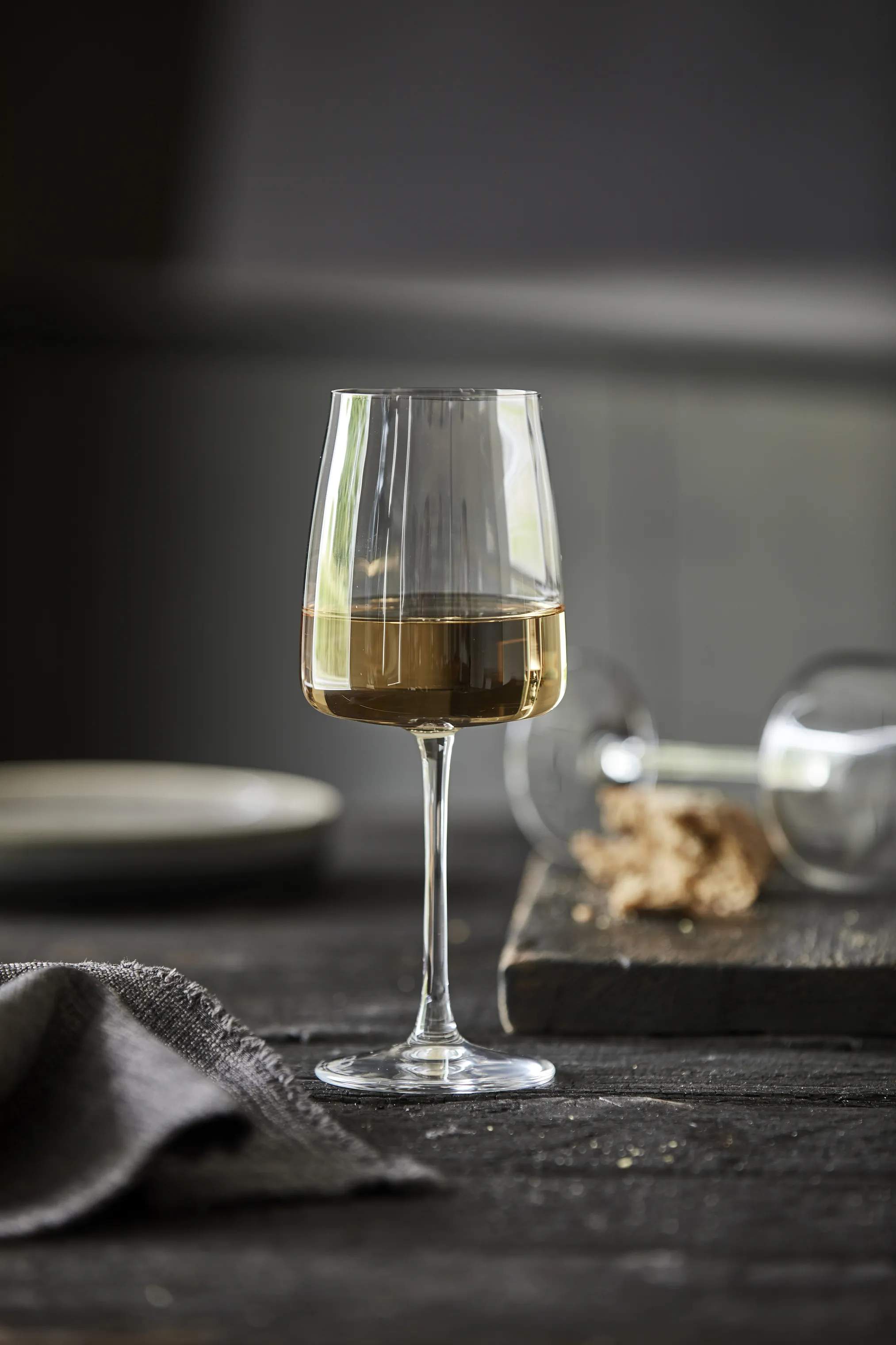 Lyngby Glas Hvidvinsglas Zero Hvidvinsglas - 4 stk. i Klar, 43 cl, 2