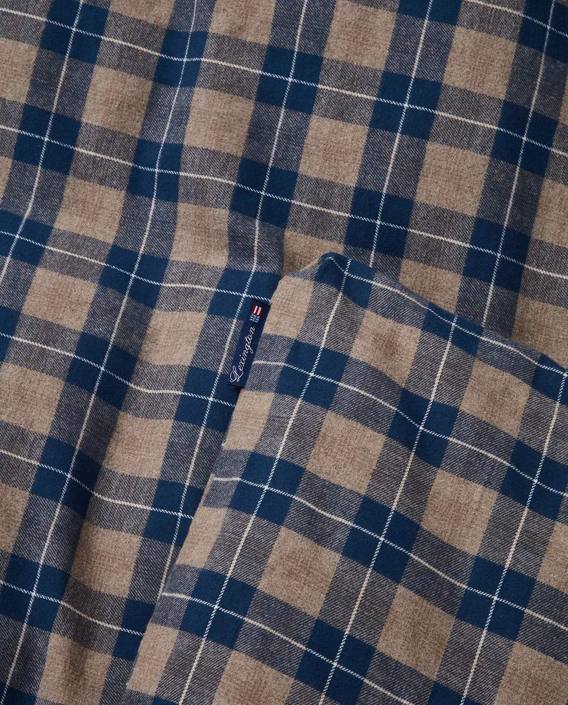 Lexington Sengetøj Comforts of Fall Sengesæt i Denim Blue;Beige, B200 x L220 cm, 2
