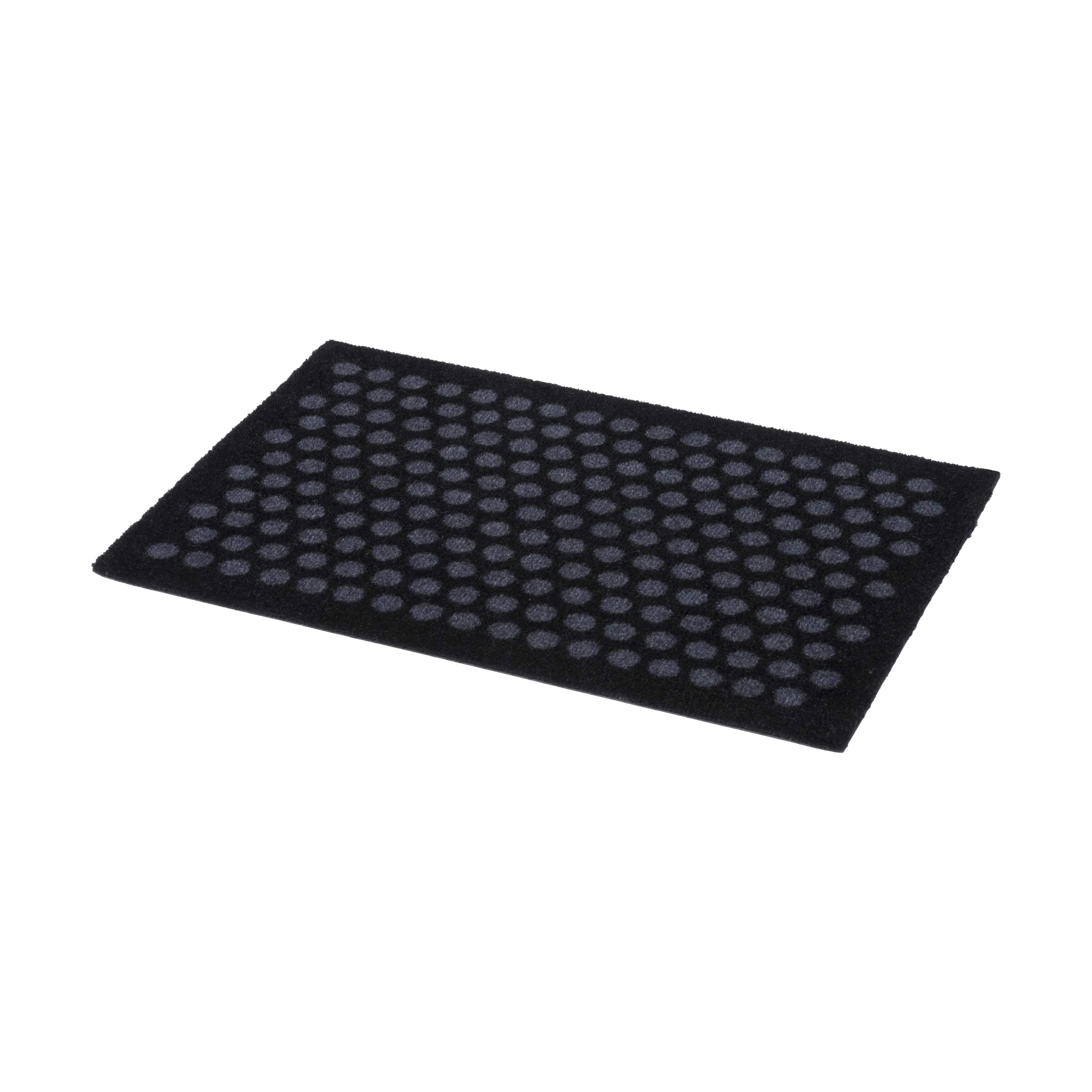 Tica Copenhagen Dørmåtter Dot Gulvmåtte i Sort/grå, B40 x L60 cm, 4