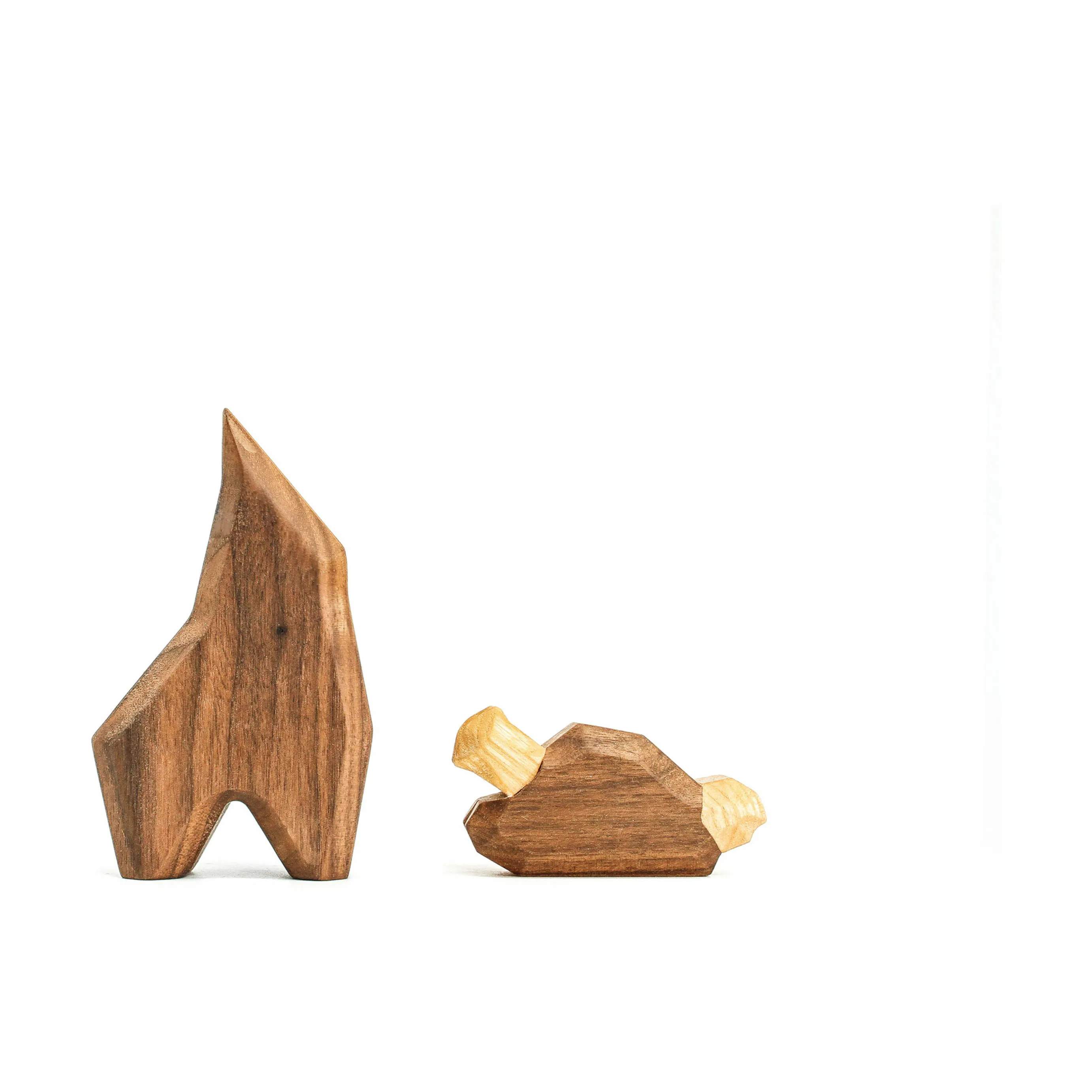 FableWood Dyrefigurer Lille Giraf i 11 cm, 3