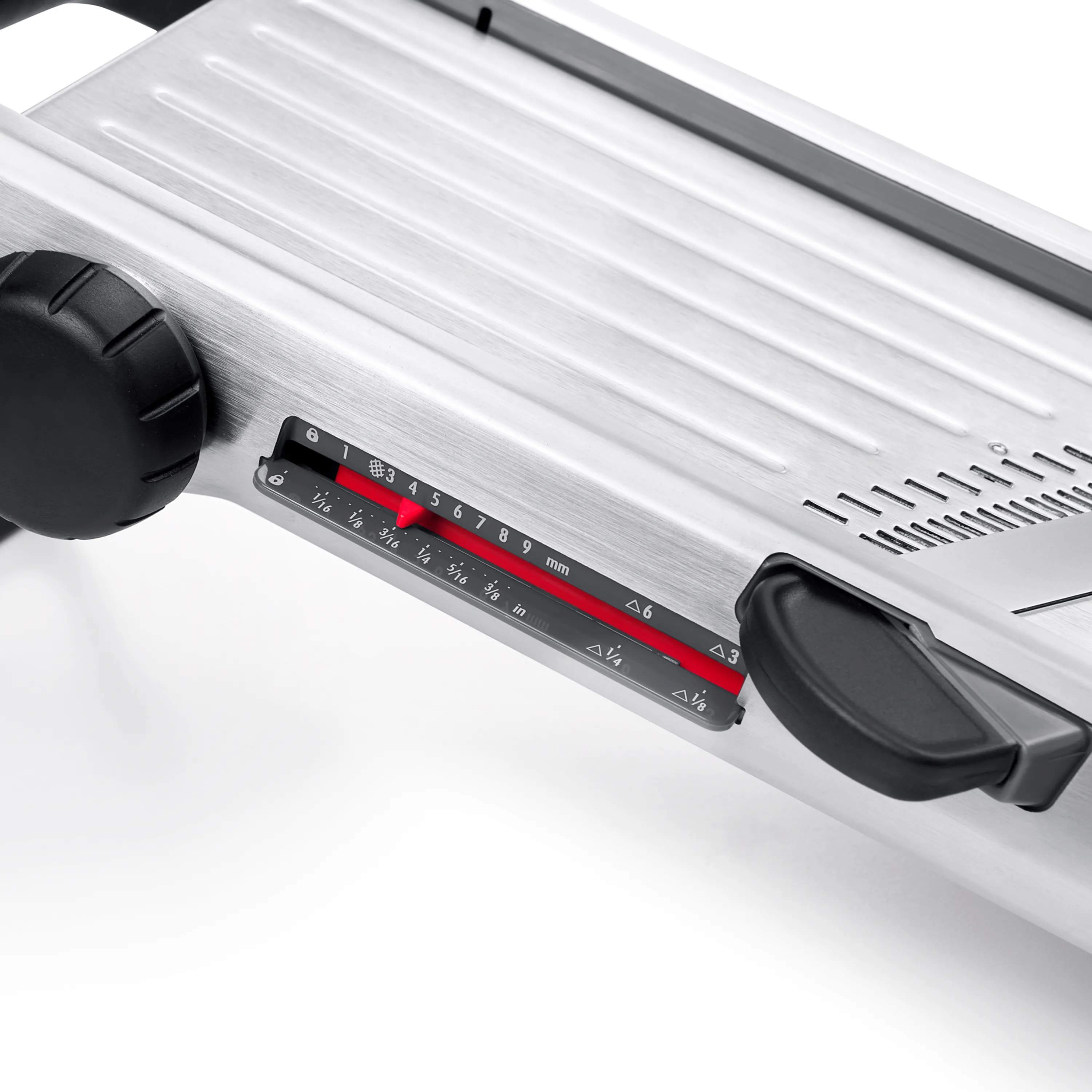 OXO Mandolinjern Chef's Steel Chefs Mandolinjern 2.0 i Sølvfarvet/Sort, 2
