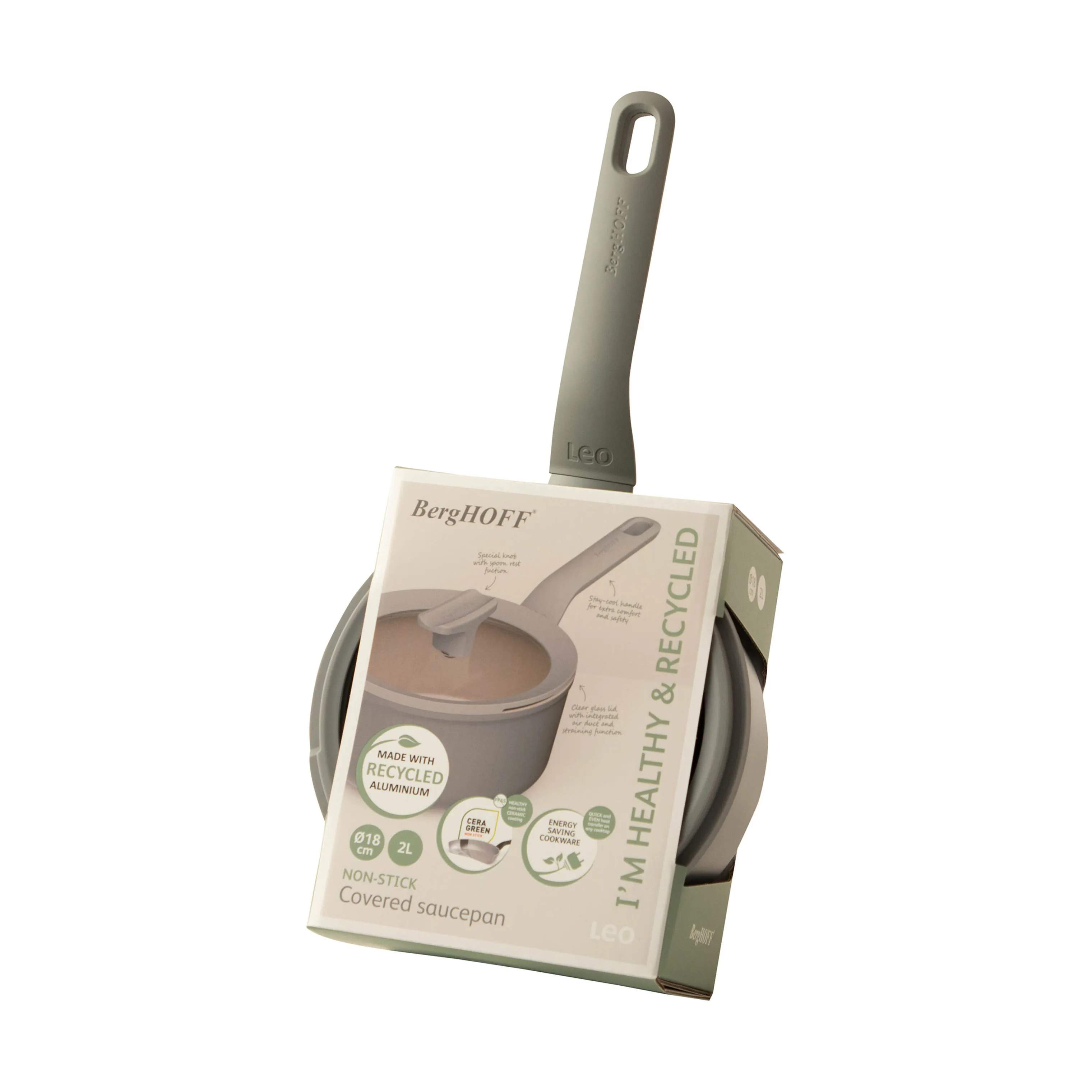 BergHOFF Kasseroller Balance Kaserolle i Moonmist, 3