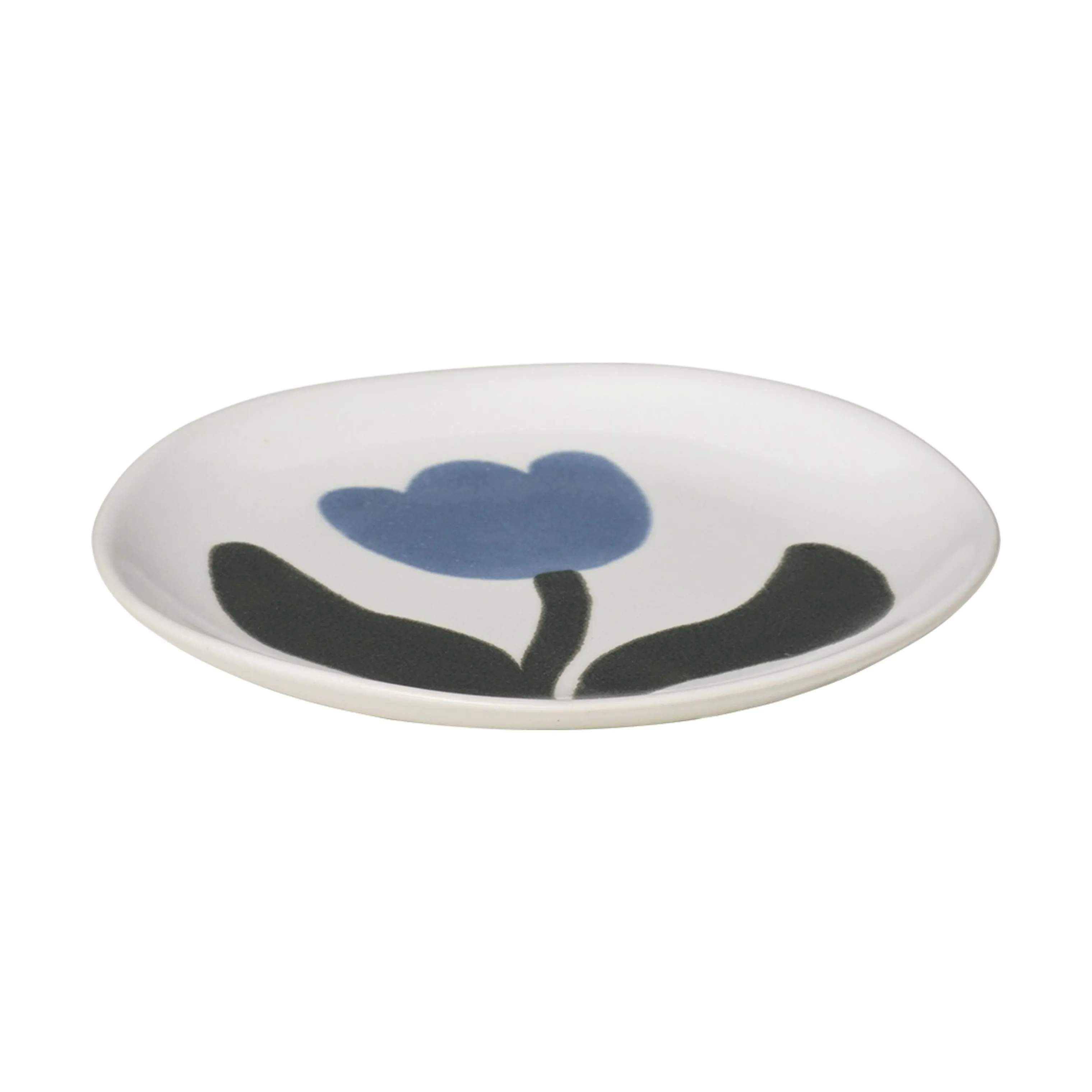 Broste Copenhagen Asietter Dora Kuverttallerken i Dusty Blue, 4