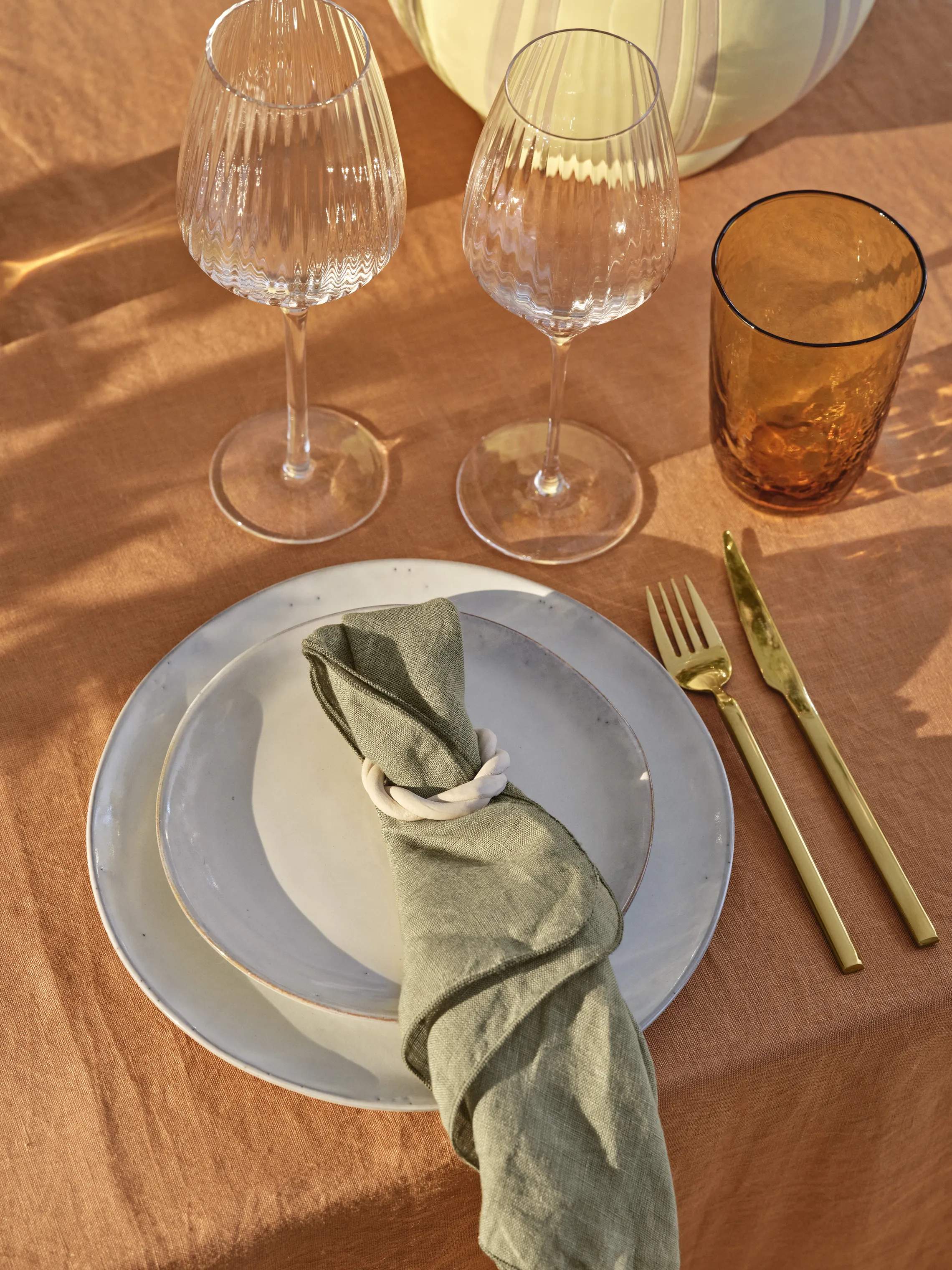 Broste Copenhagen Duge Gracie Dug i Taupe Warm Grey, 300 cm, 2
