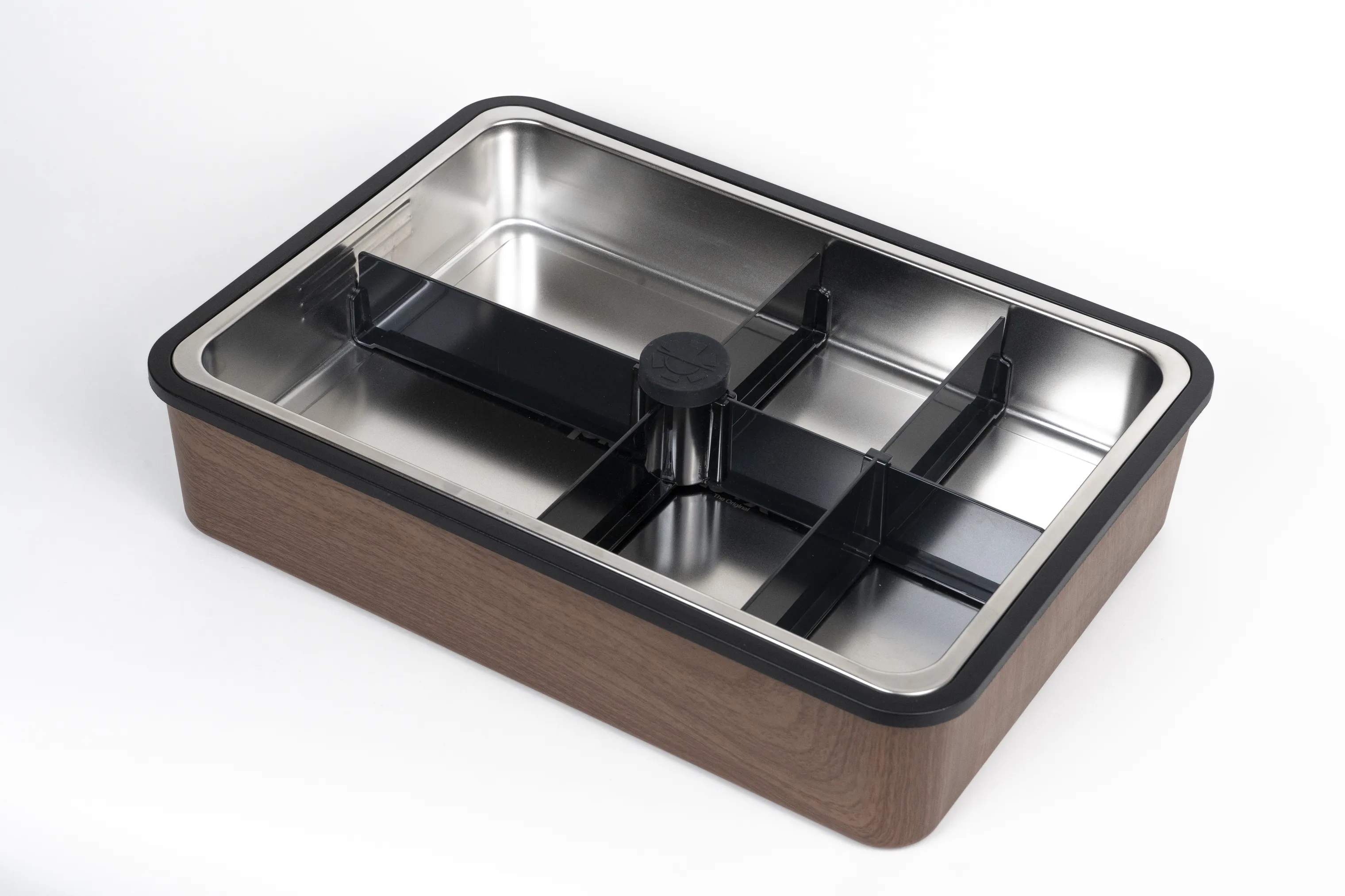 Platterbox Opbevaringsbokse Snack Box Tilbehørssæt - 21 dele i Valnød, 2