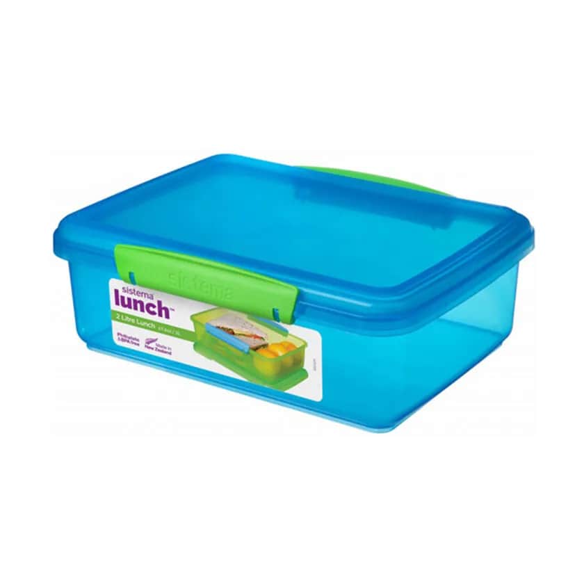 Lunch Madkasse, blue, large