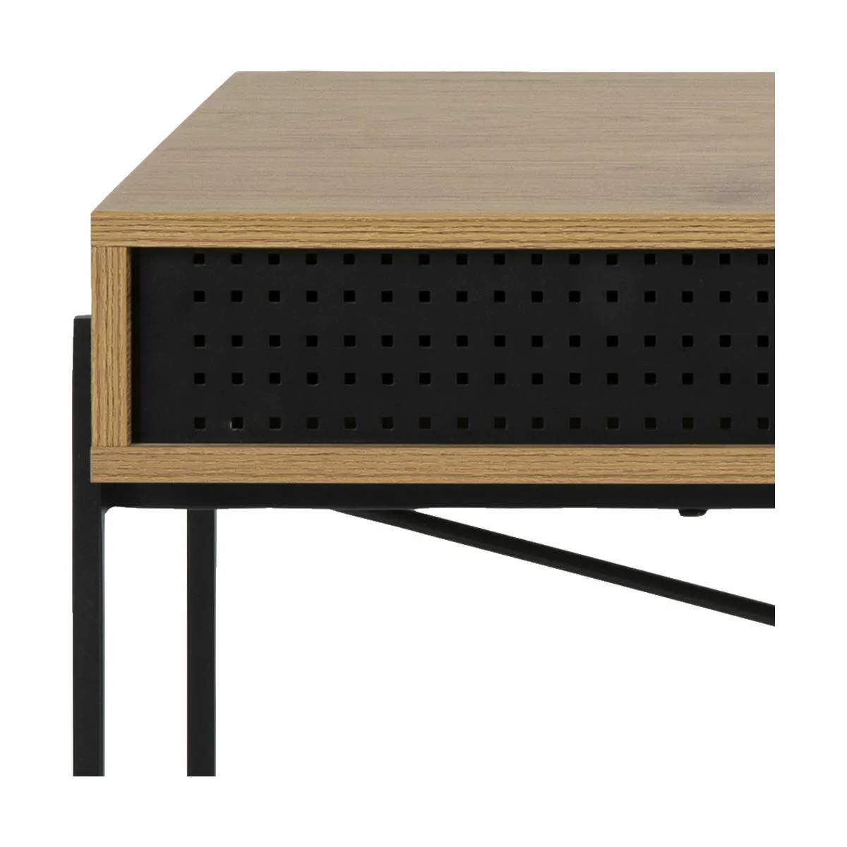 CASA Living Skriveborde Angus Skrivebord i natur/sort, 3