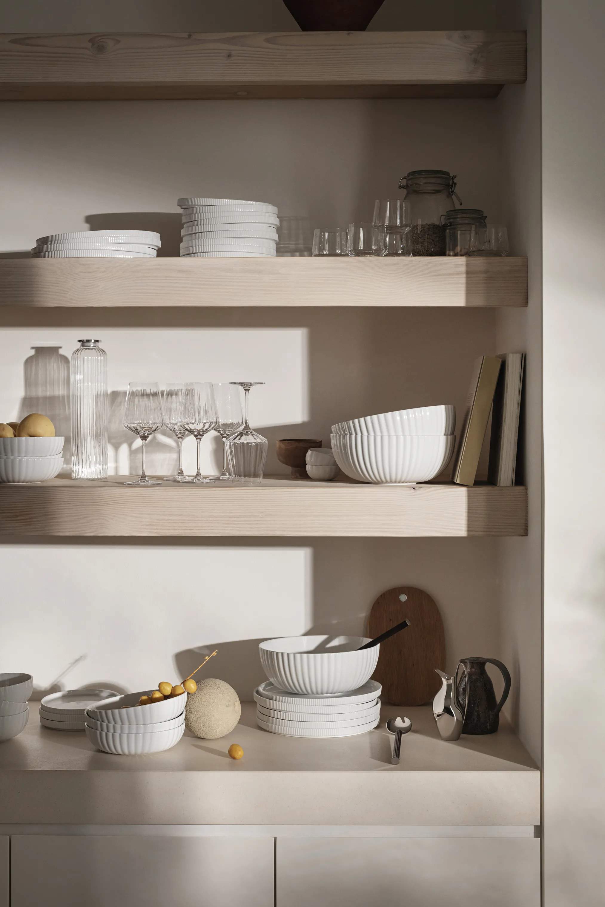Georg Jensen Salatskåle Bernadotte Salatskål i Hvid, 2