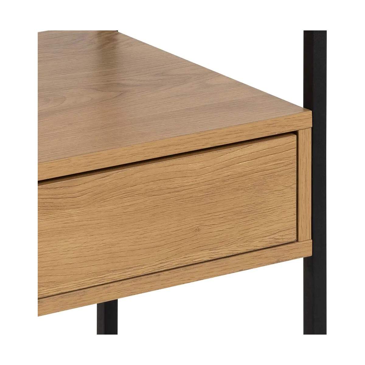 CASA Living Sengeborde Randolf Natbord i Sort/natur, 4