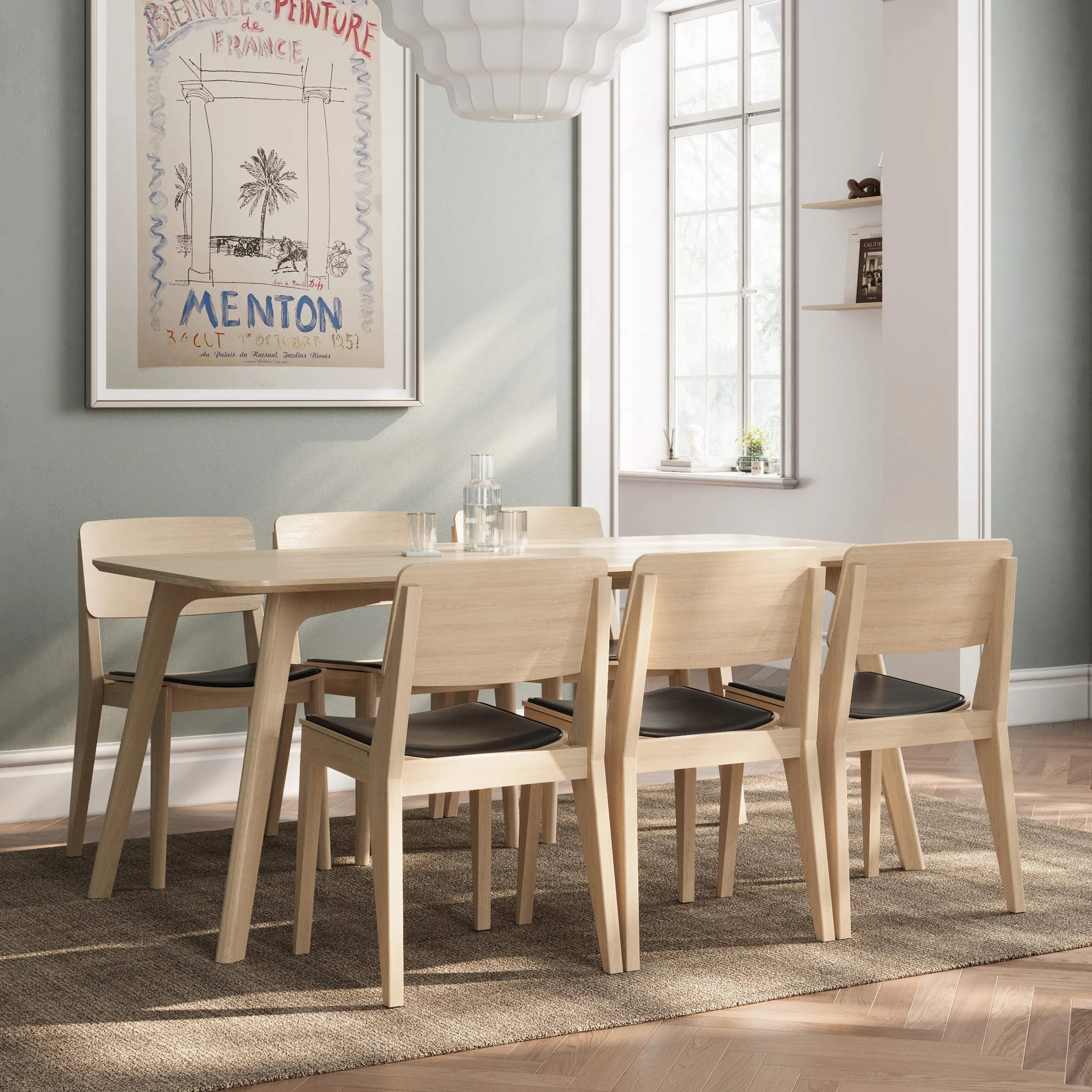 cinas Spisebordsstole Elvo Spisebordsstol i Natur, 3