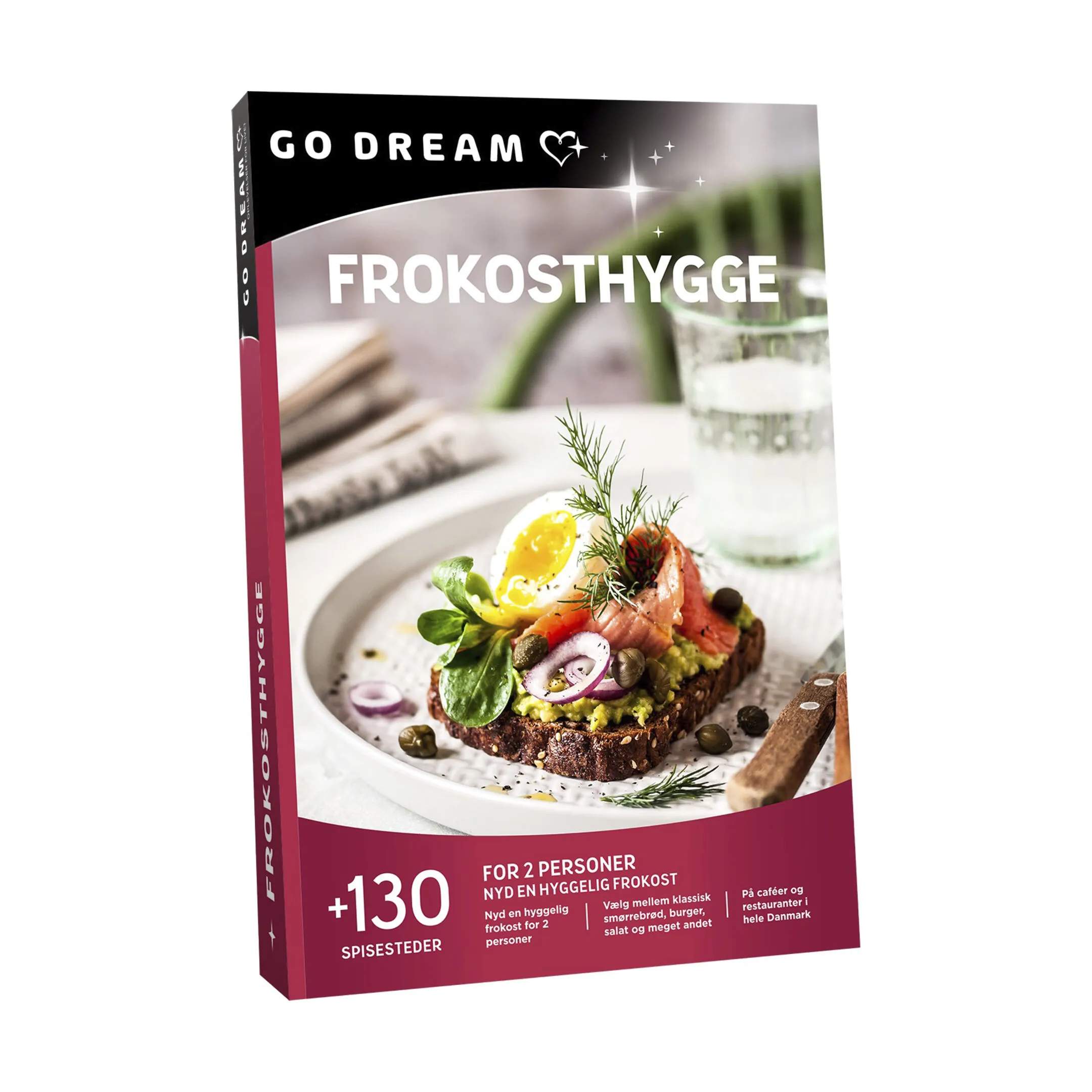 GO DREAM Oplevelsesgavekort Gavekort - Frokosthygge i Frokost for 2, 2