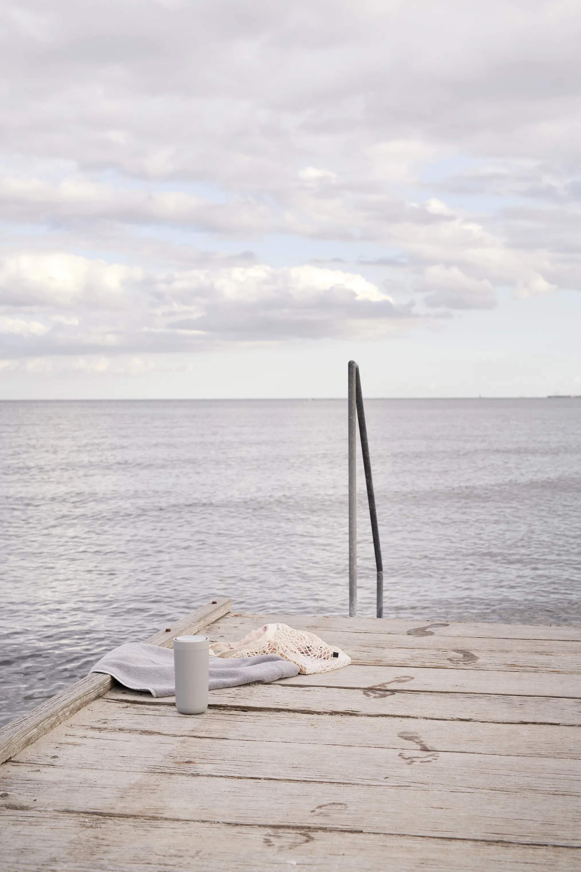Stelton To go kopper I:CONS To Go Click Rejsekrus i Light Grey, 40 cl, 2
