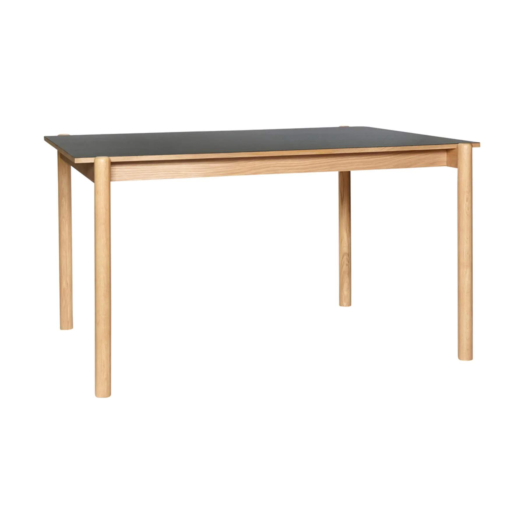 Hübsch Skriveborde Oblique Skrivebord i Sort/Natur, 1