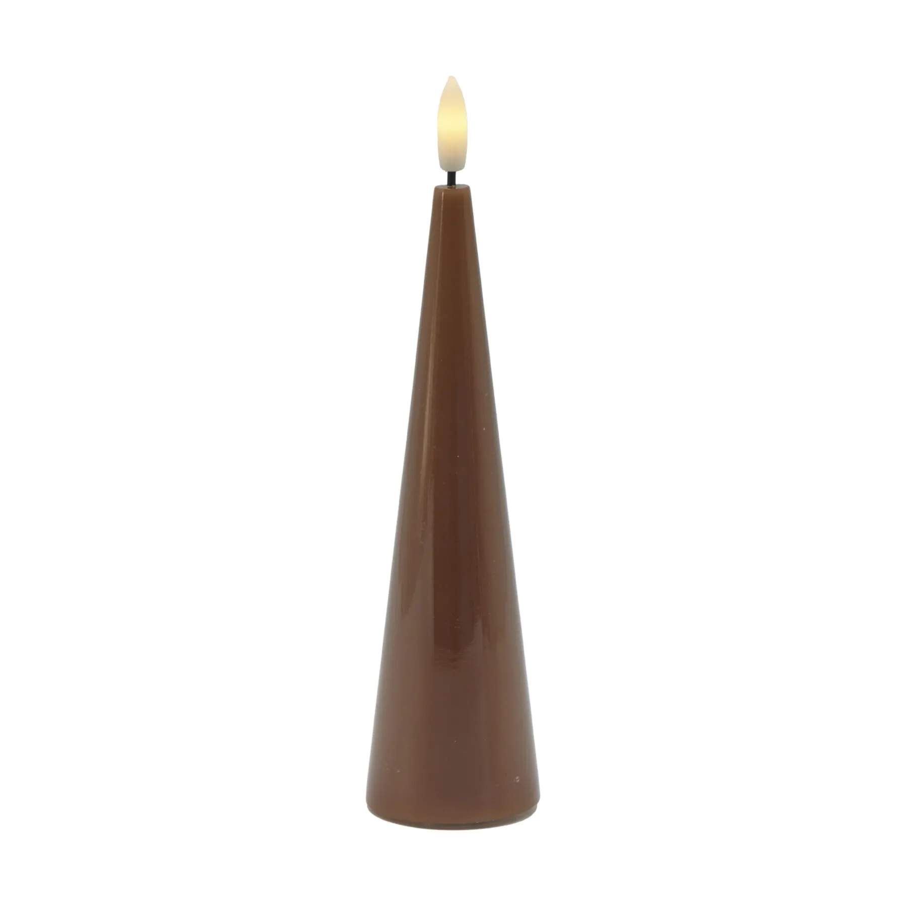 Sirius LED-lys Sille Lak LED Keglelys - 2 stk. i Toffee, 26 cm, 1