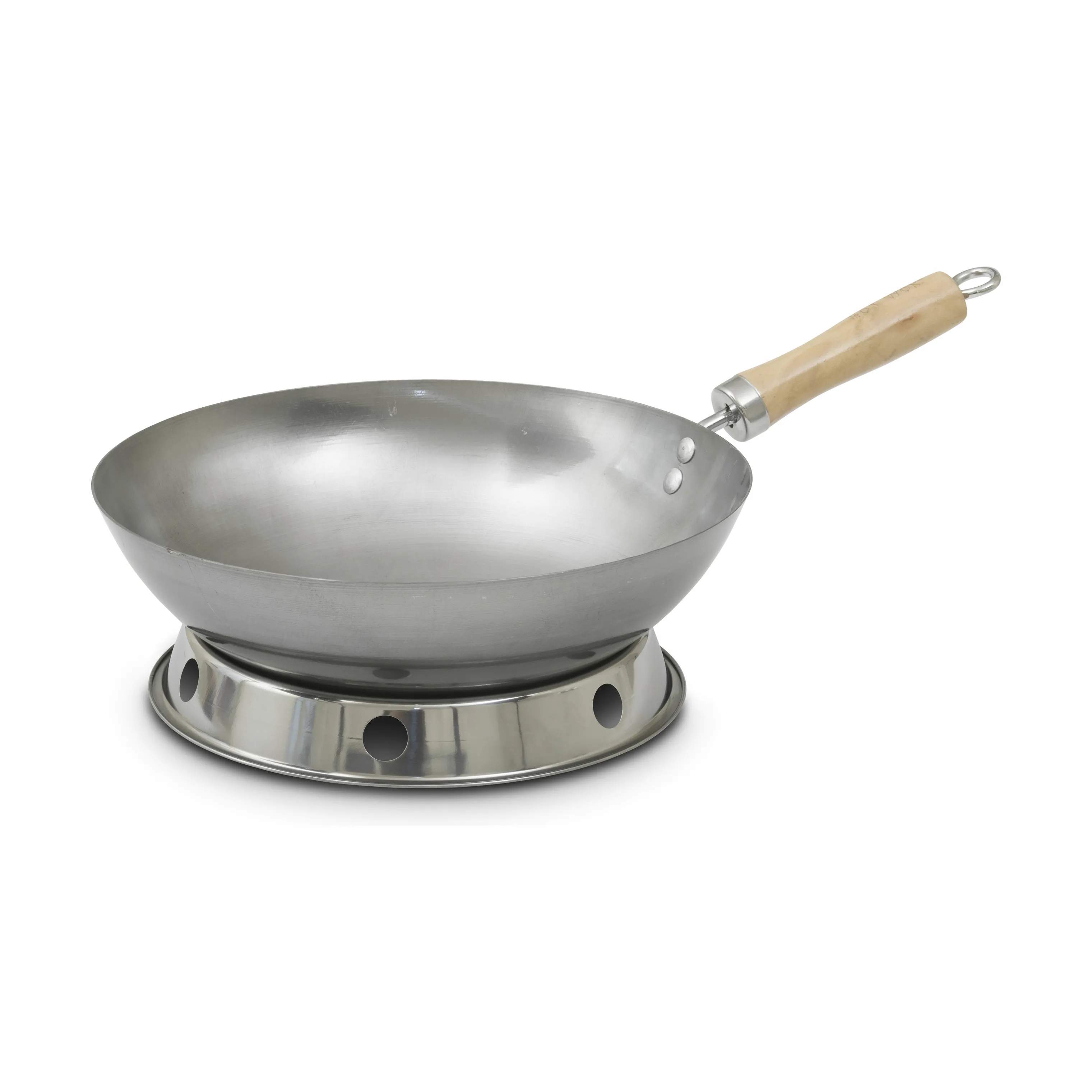 HOT WOK Bordskånere HOT WOK Bordskåner til wokpande i Sølvfarvet, 3
