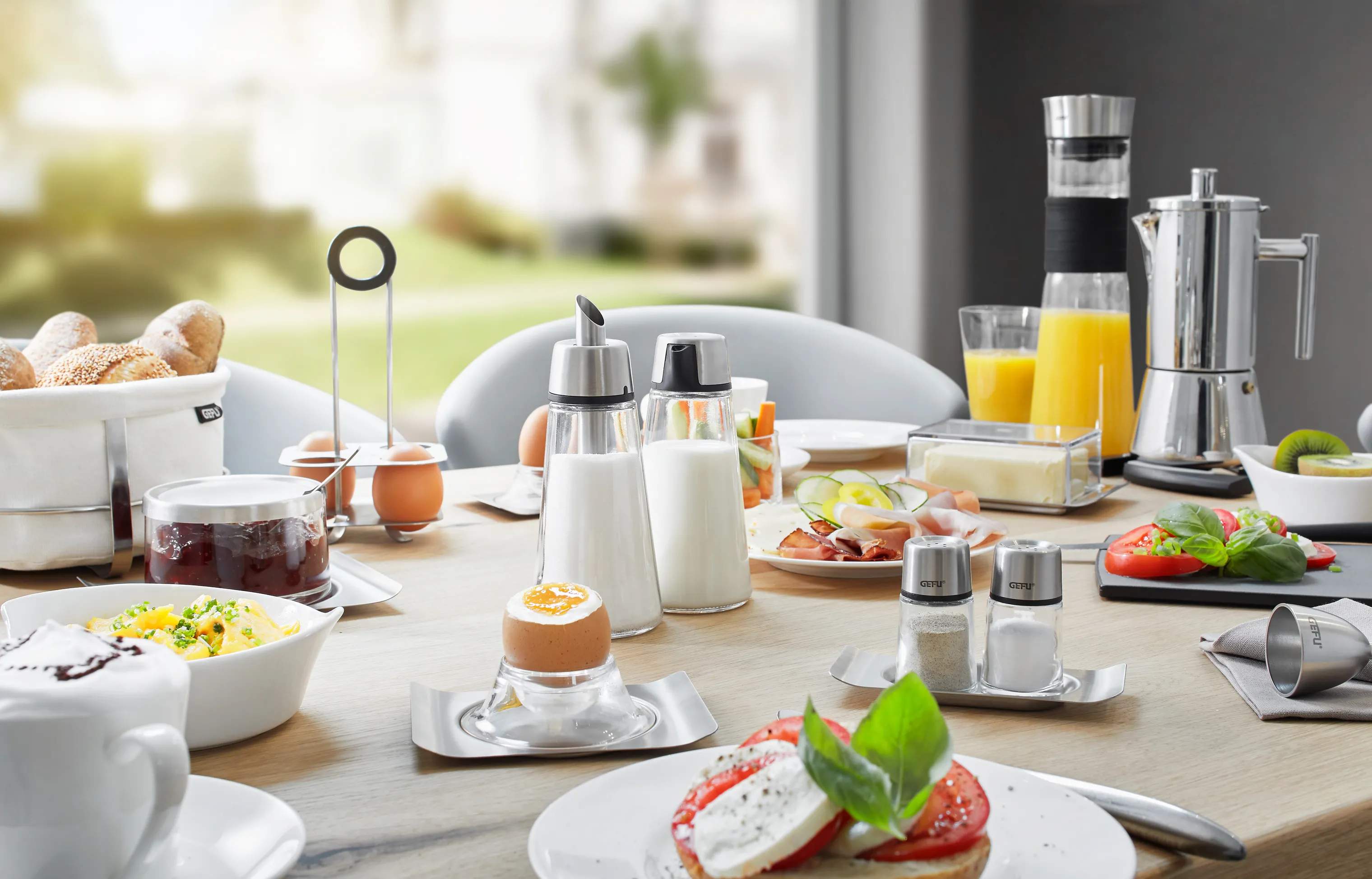 Gefu Strøsæt Brunch Strøsæt i Sølv, 3
