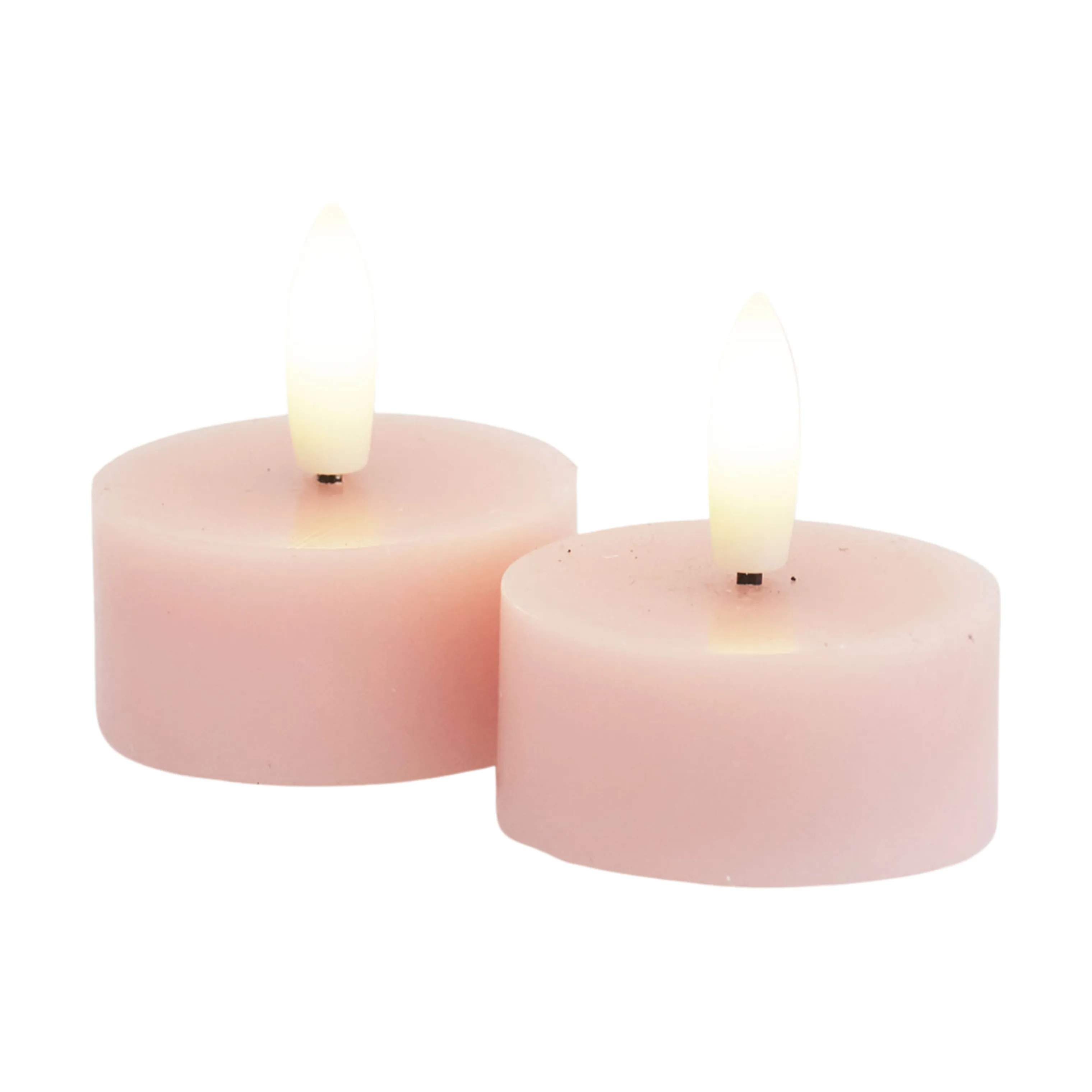 Sirius LED-lys Sille LED Fyrfadslys - 2 stk. i Light Pink, 2,2 cm, 1