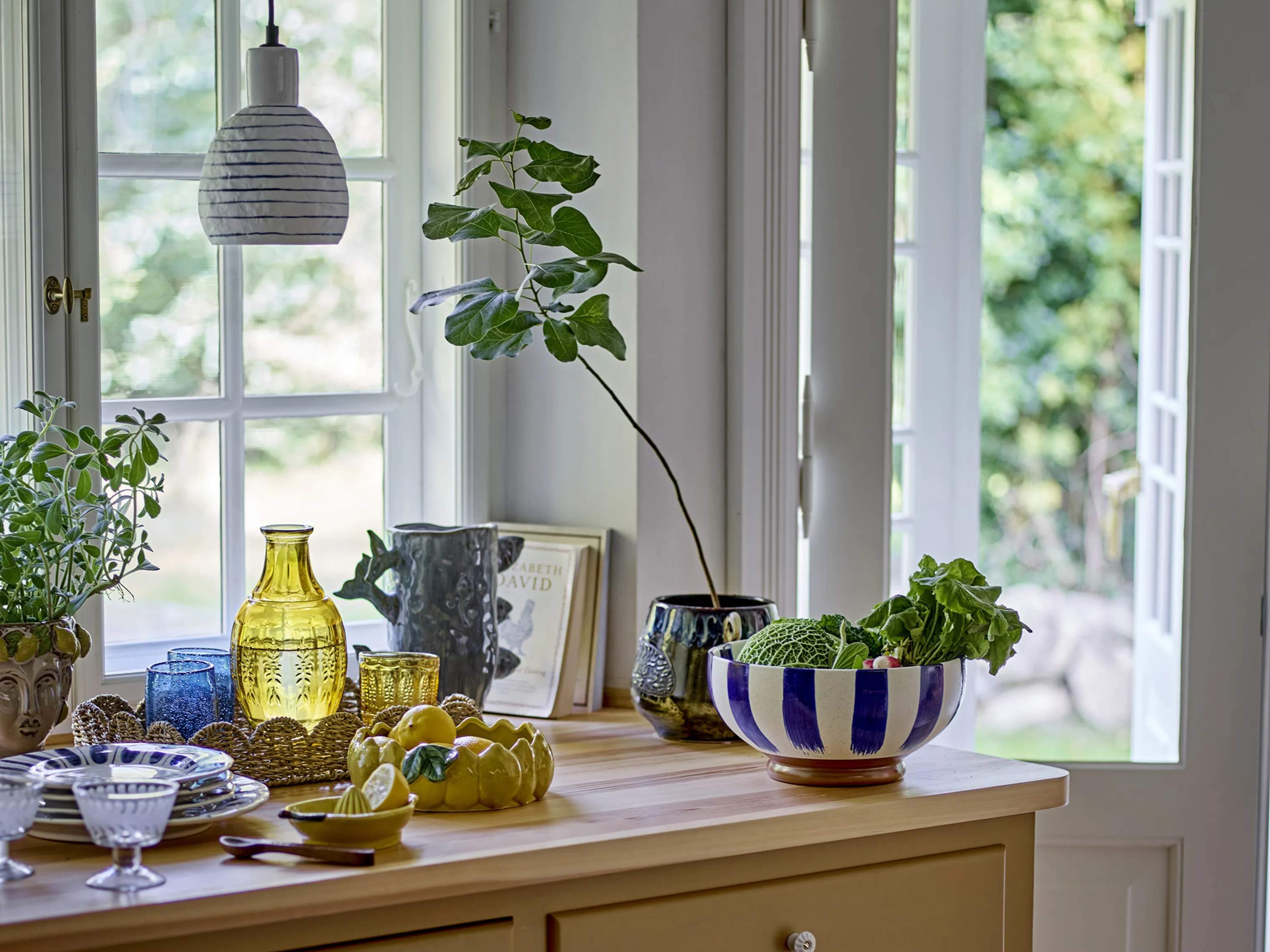 Creative Collection Serveringsskåle Shakti Skål i Blå, 3