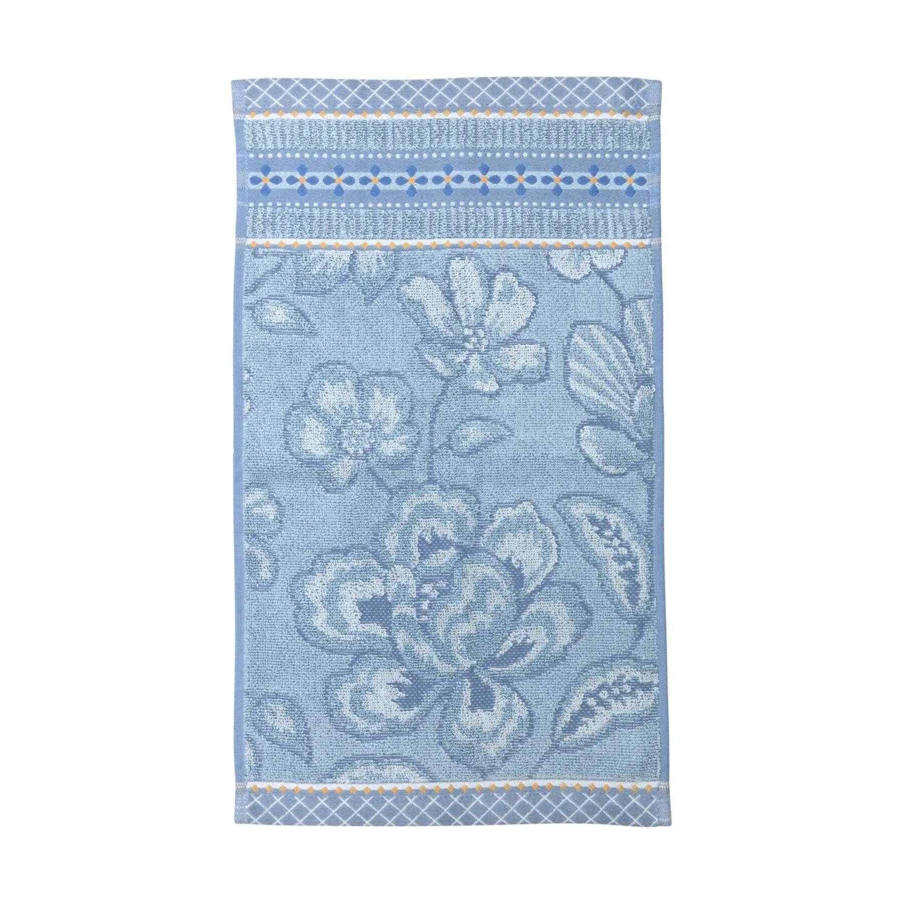 PIP Studio Håndklæder Jasmin Jacquard Håndklæde i Light Blue, B30 x L50 cm, 1