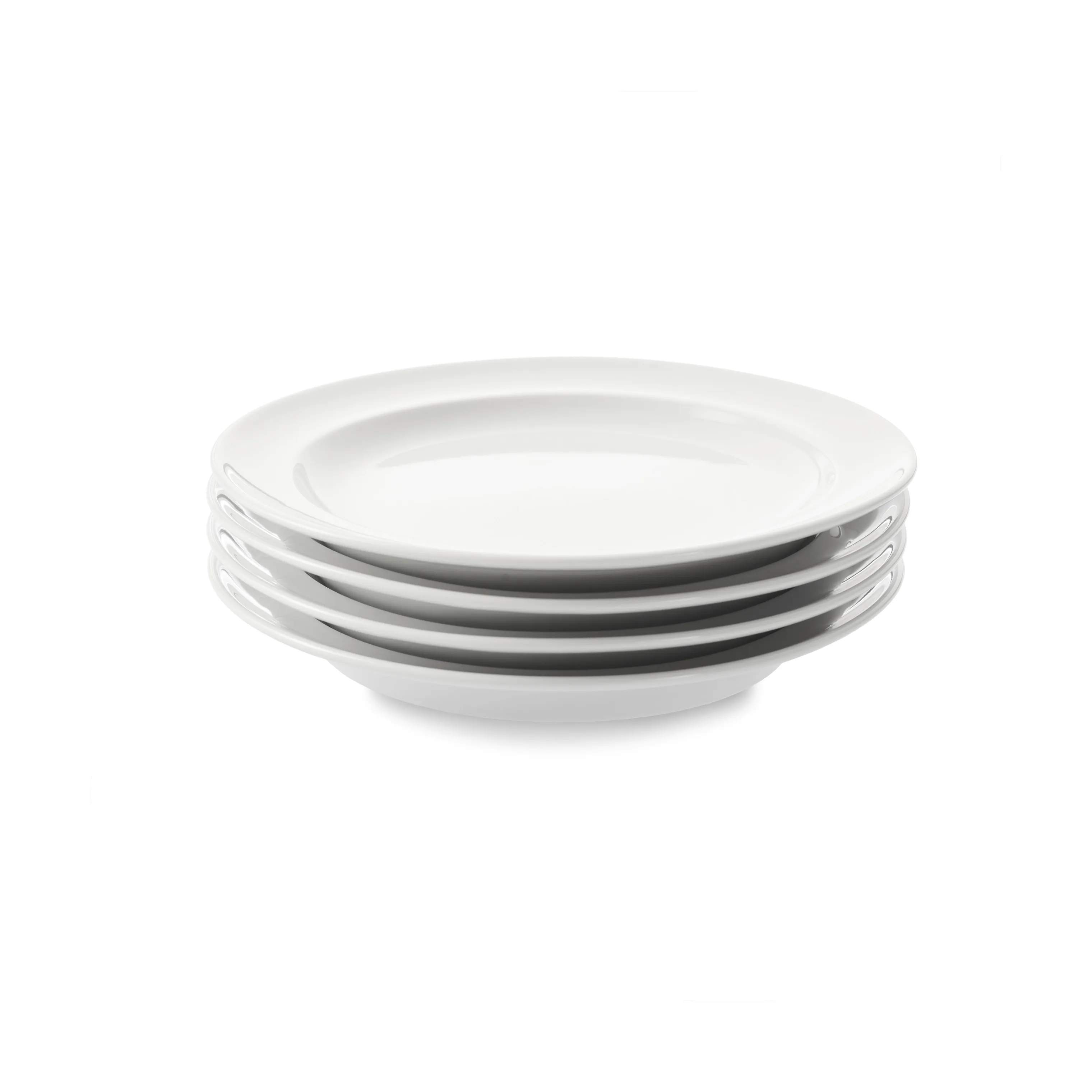 FDB Møbler Middagstallerkener Hvidpot Tallerken i 24 cm, 4