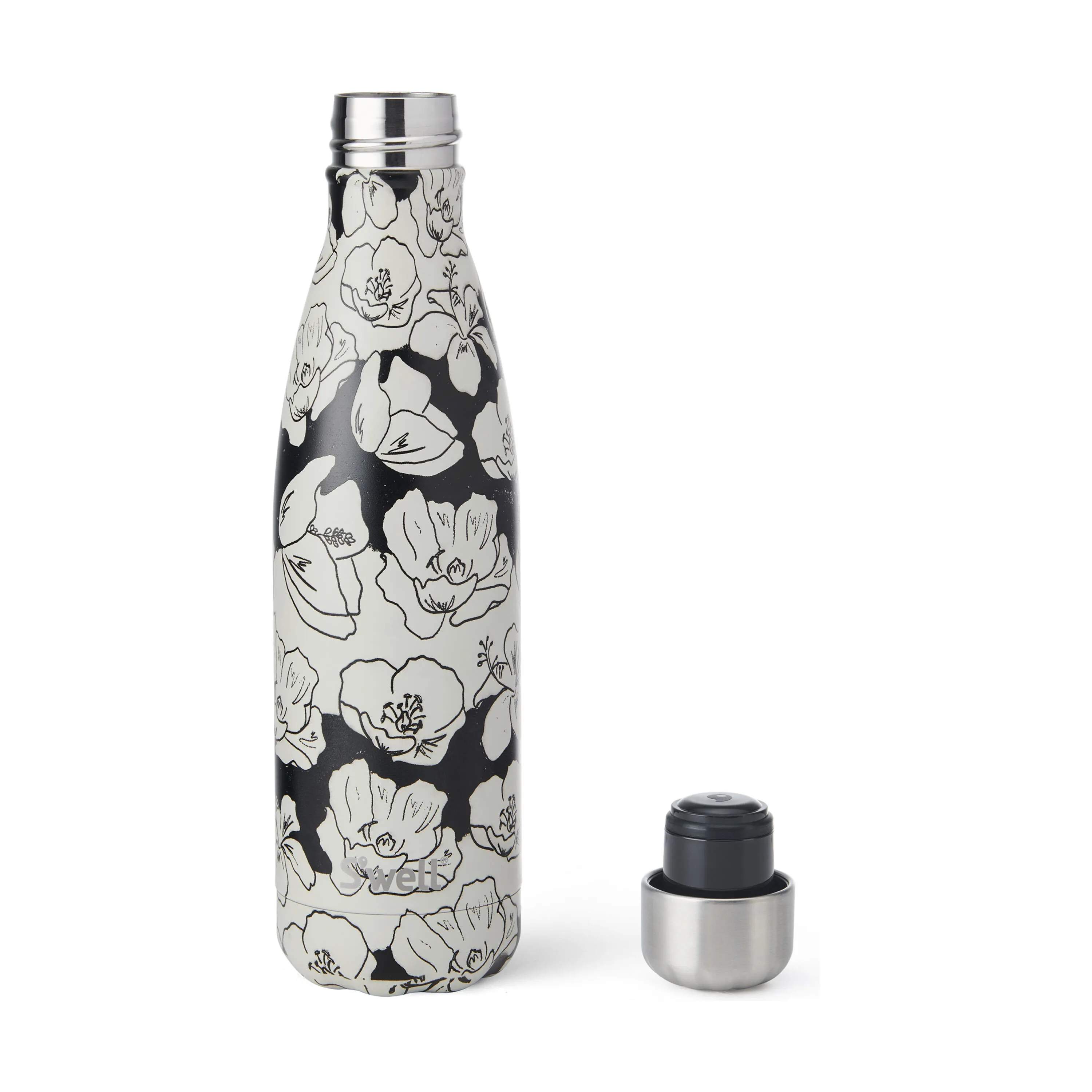 S'well Termoflasker Termoflaske i Black / White, 500 ml, 4