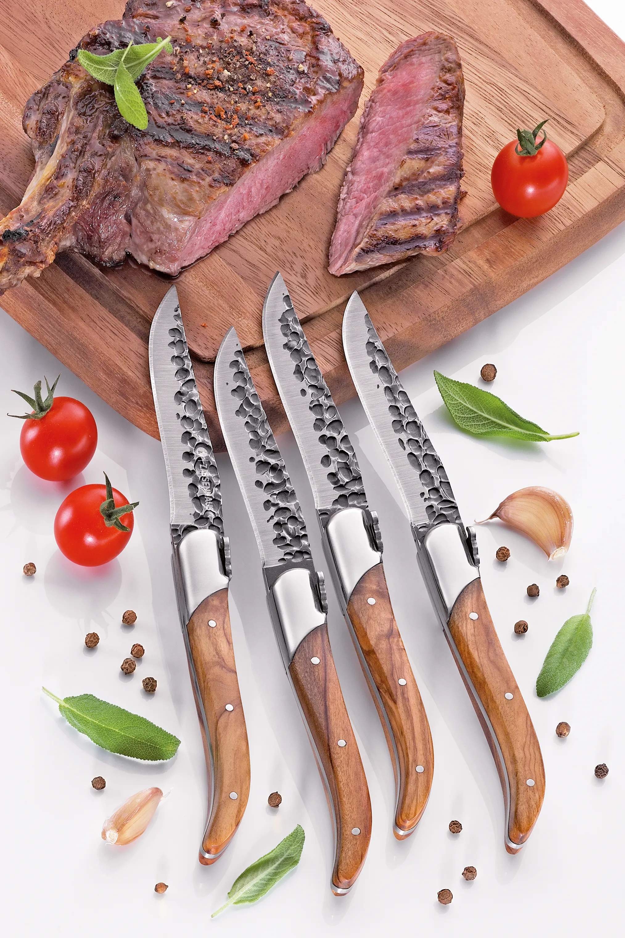 Zassenhaus Steakknive Bull Steakknive - 4 stk. i Brun, 2