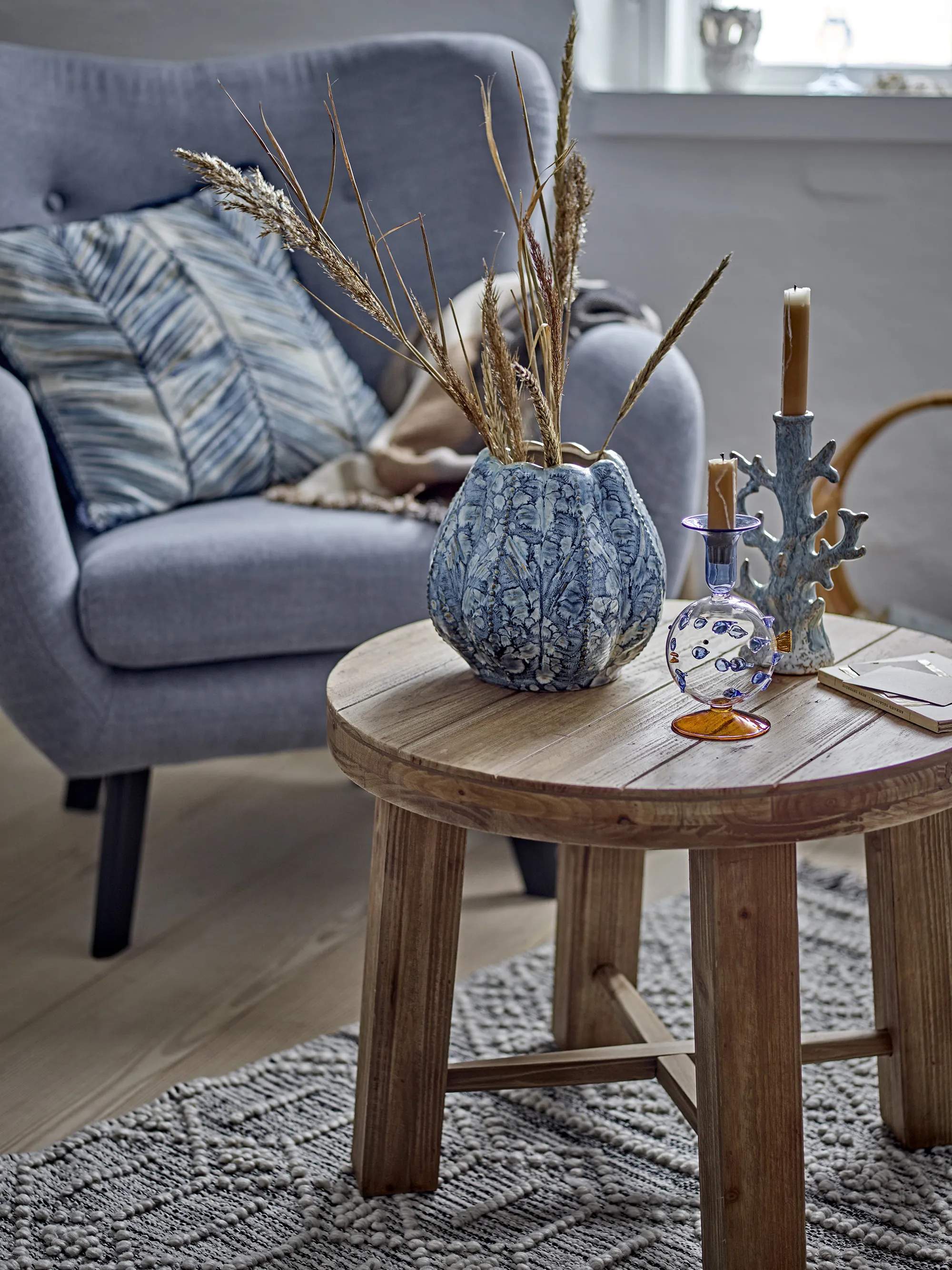Creative Collection Vaser Vase - Hetty i Blå, 3