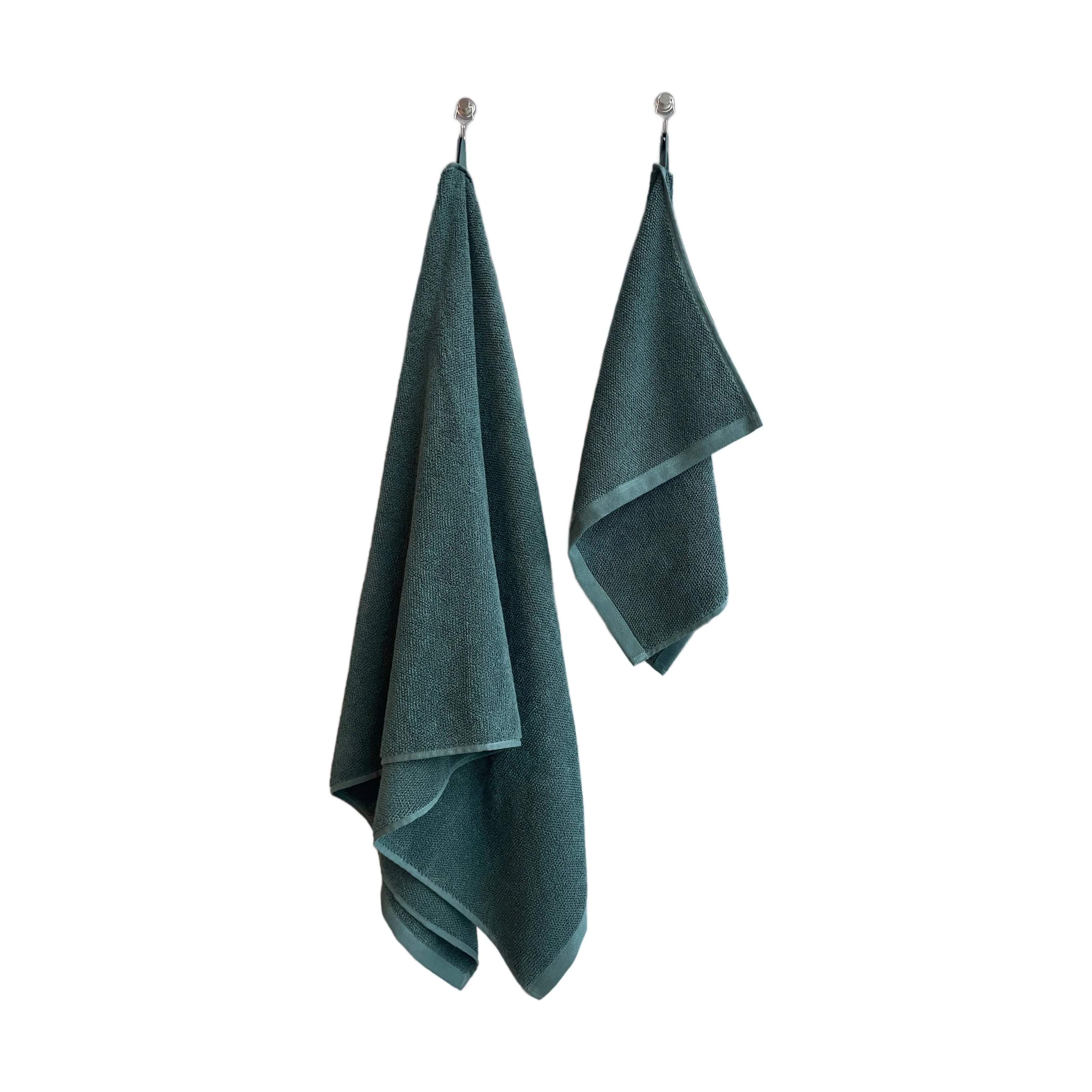 The Organic Company Håndklæder MILD Badehåndklæde i Grøn, 140 cm, 4