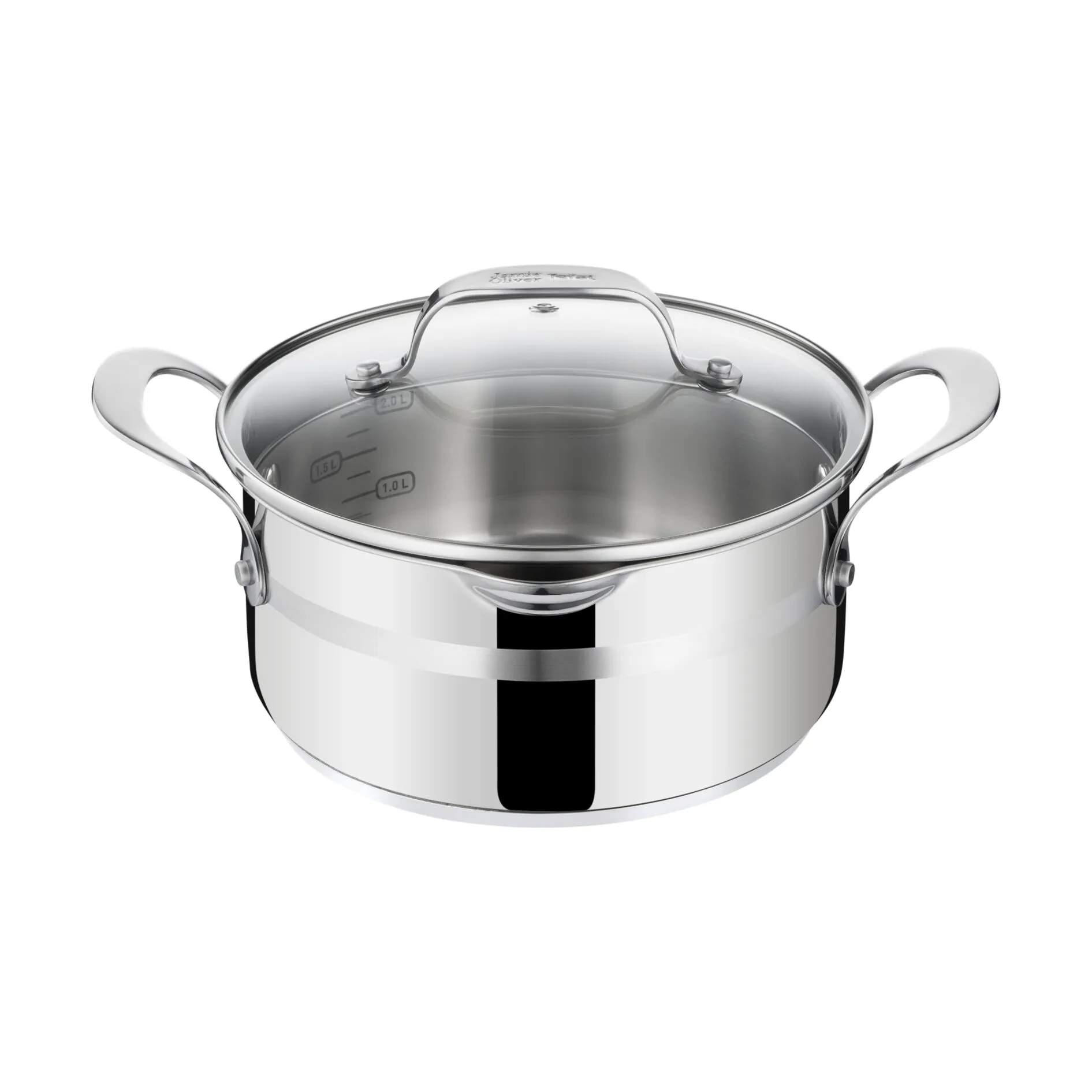 Jamie Oliver by Tefal Grydesæt Cook Smart Grydesæt - 7 dele i Sølv, 4