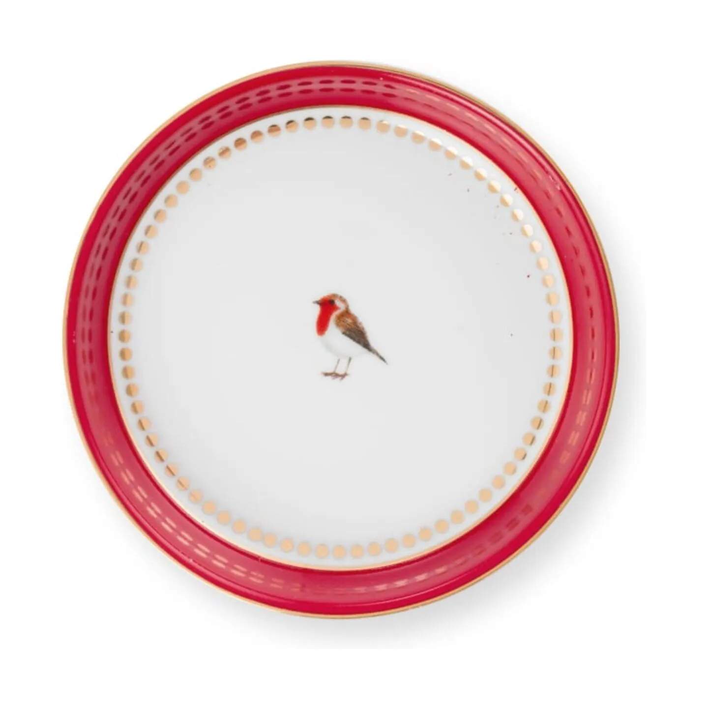 PIP Studio Kagetallerkener Love Birds Teposeholder i Red, 1