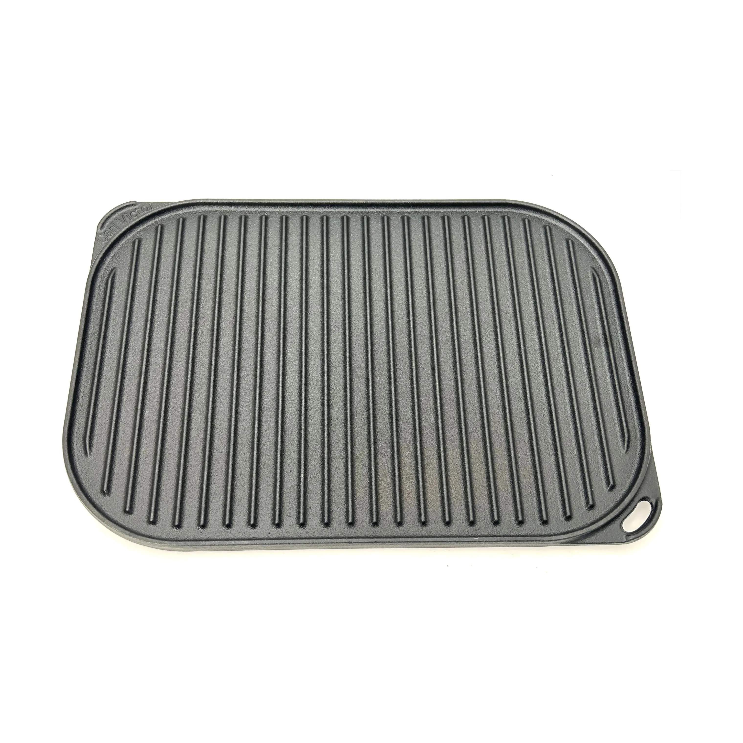 Carl Victor Grillpander Vendbar Grillplade i Sort, 2