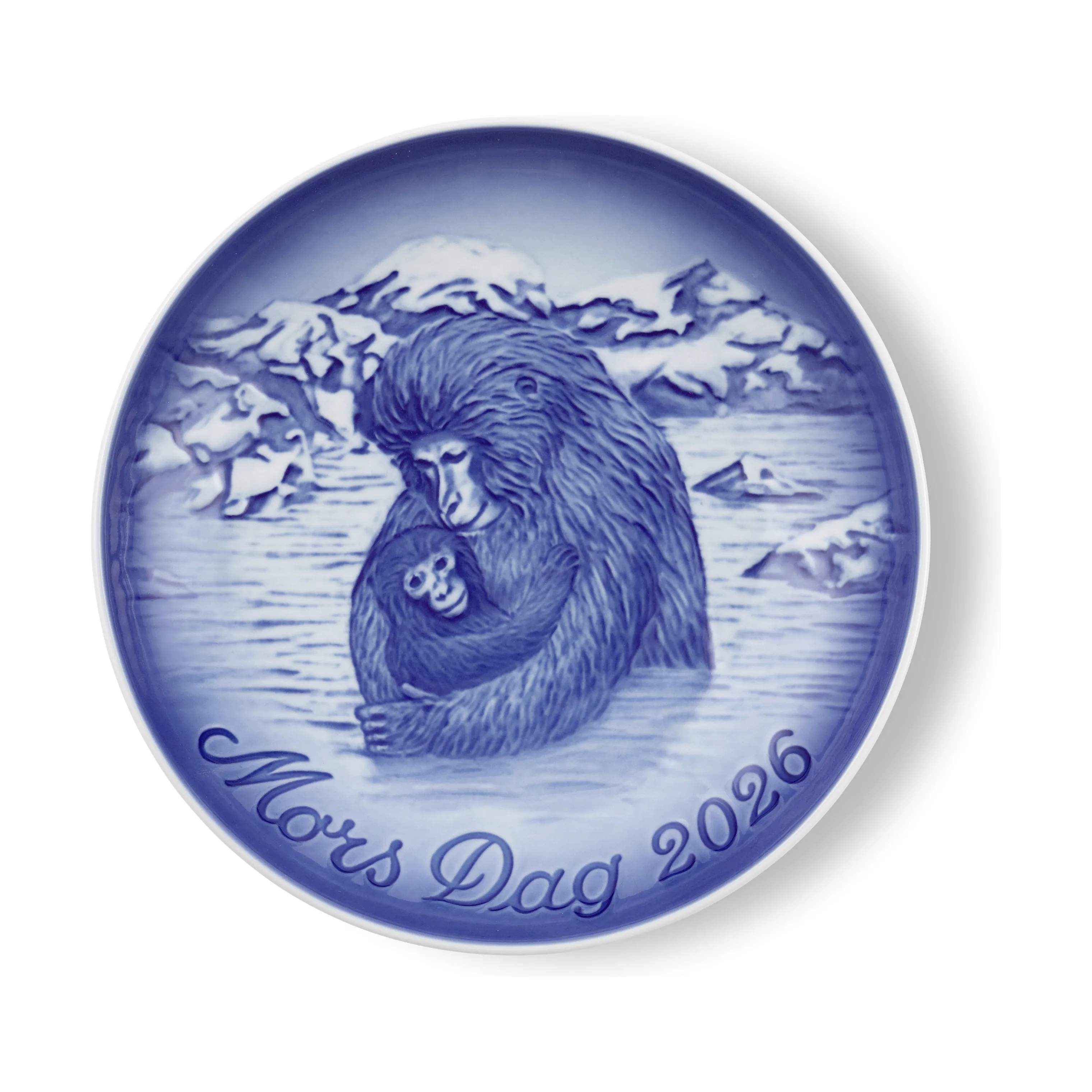 Royal Copenhagen Platter Samlerartikler Bing & Grøndahl Mors Dags Platte 2026 i Blå, 1