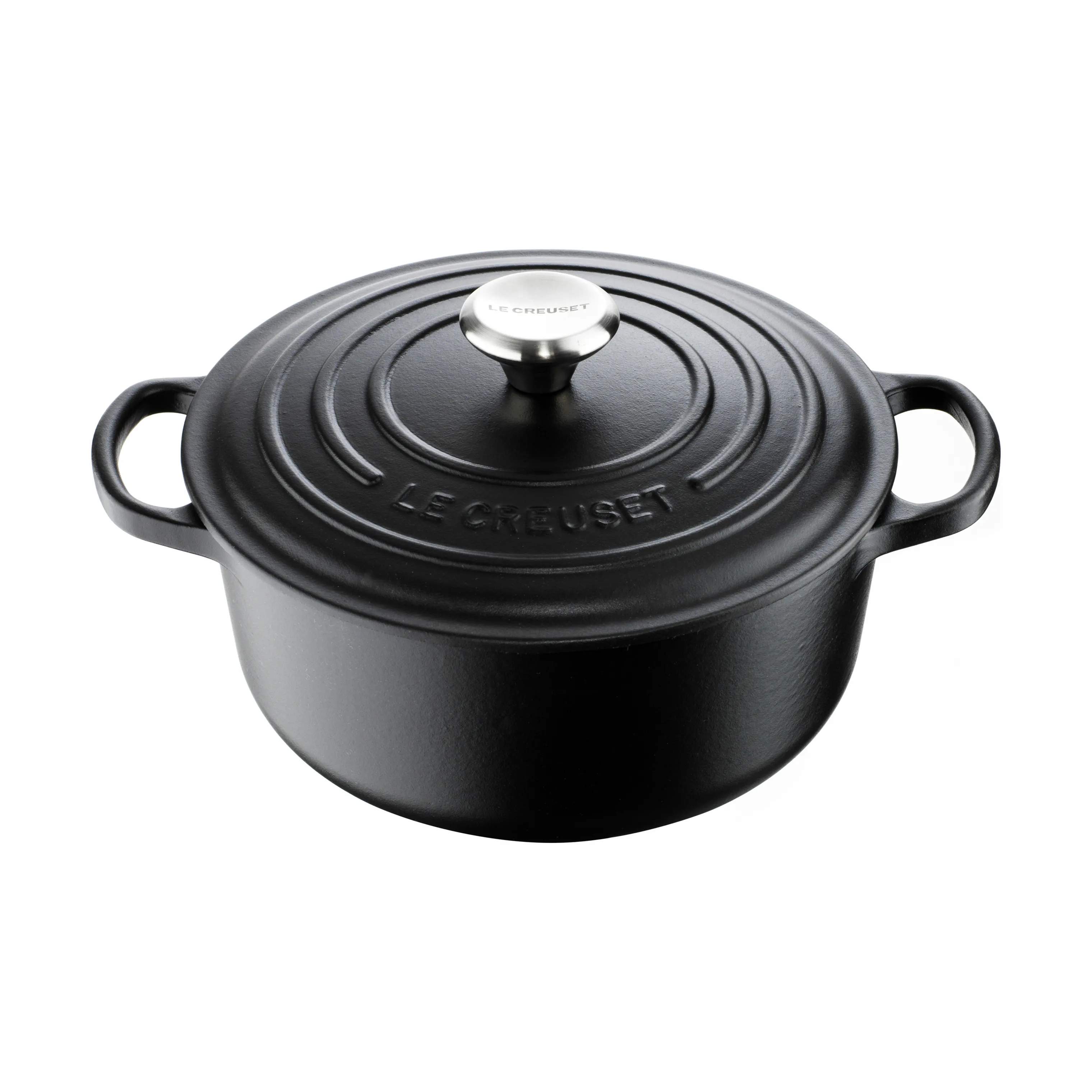 Kemi tiltrækkende Clip sommerfugl Le Creuset - Gryde Matte - 2,4 liter - Støbejern - Emaljeret - Matte black  | Imerco