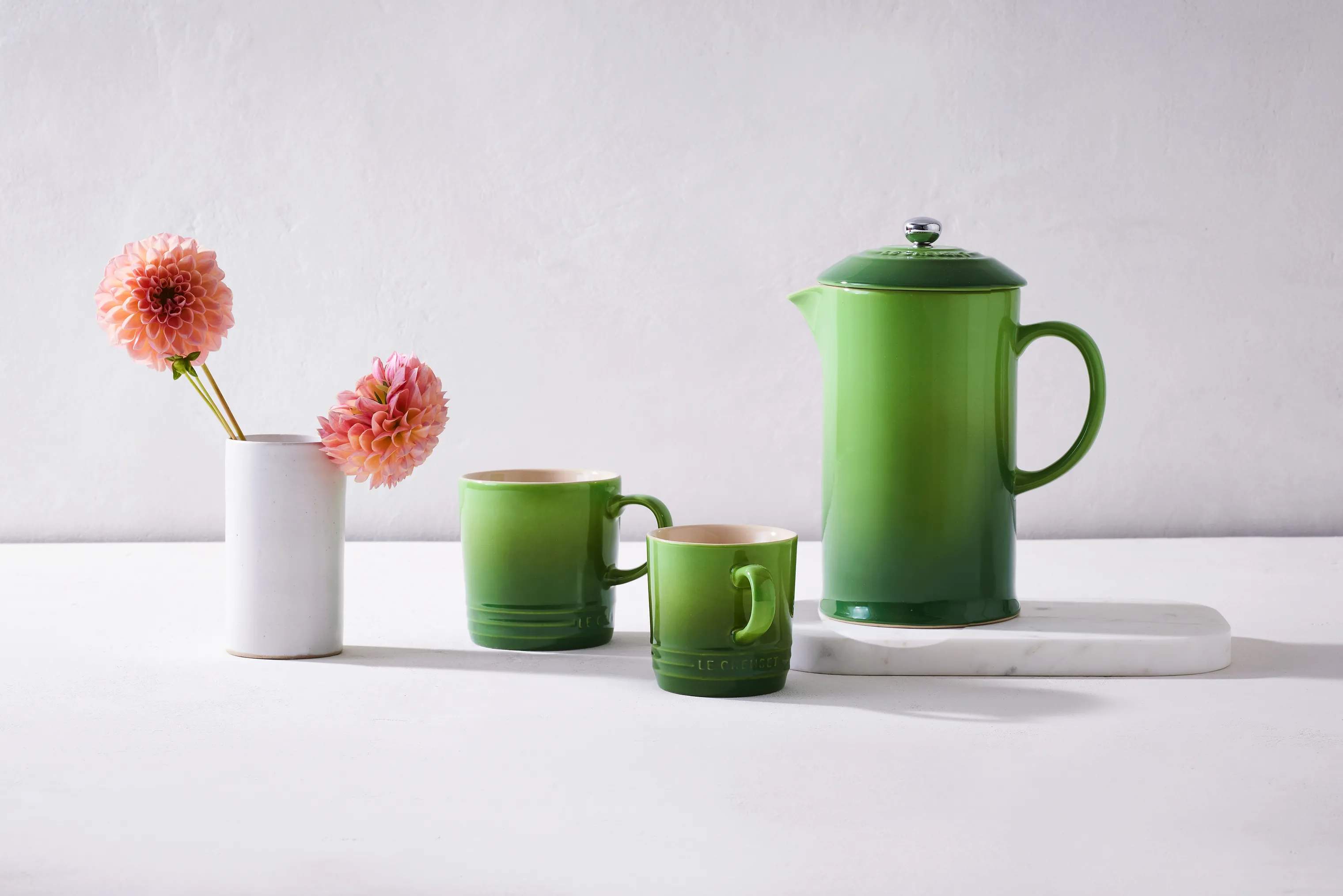 Le Creuset Krus og kopper med hank Signature Krus i Grøn, 350 ml, 2