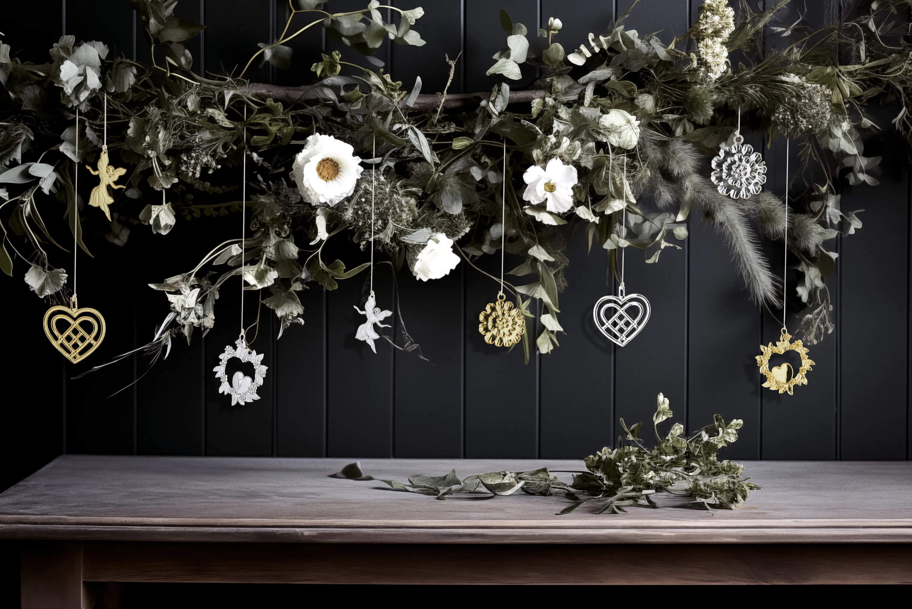 Rosendahl Juleophæng Karen Blixen Jul Juleophæng - Kugleblomst i Forgyldt, Kugleblomst, 3